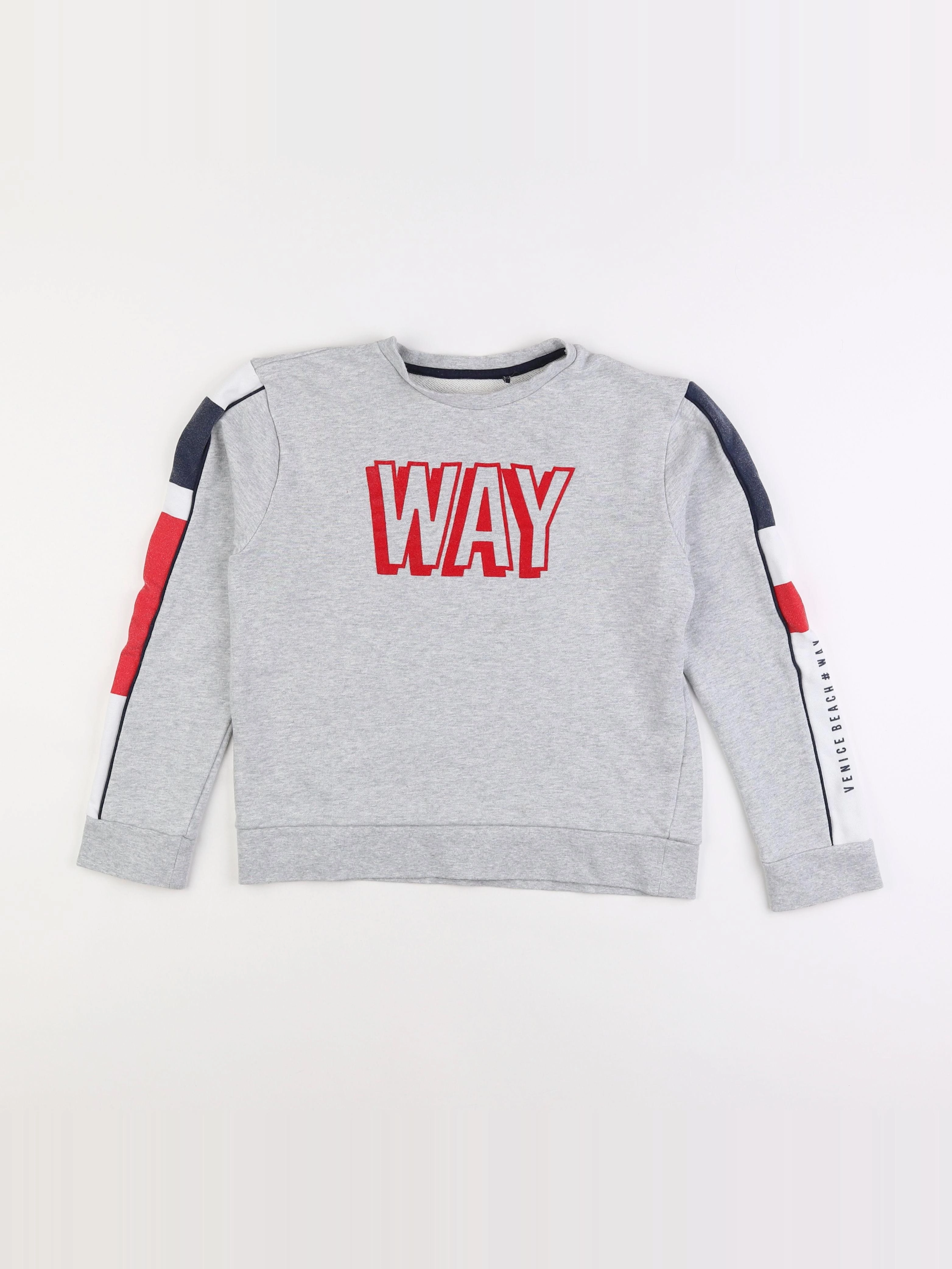 IKKS - sweat gris - 12 ans