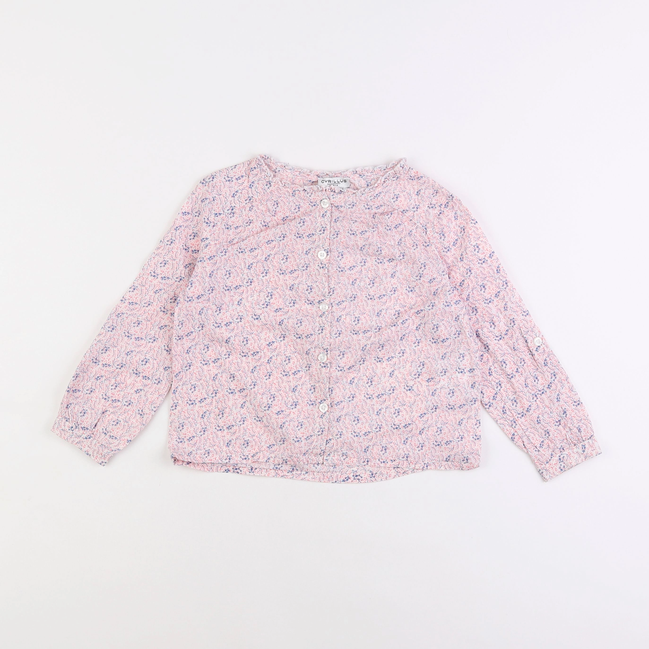 Cyrillus - blouse multicolore - 4 ans