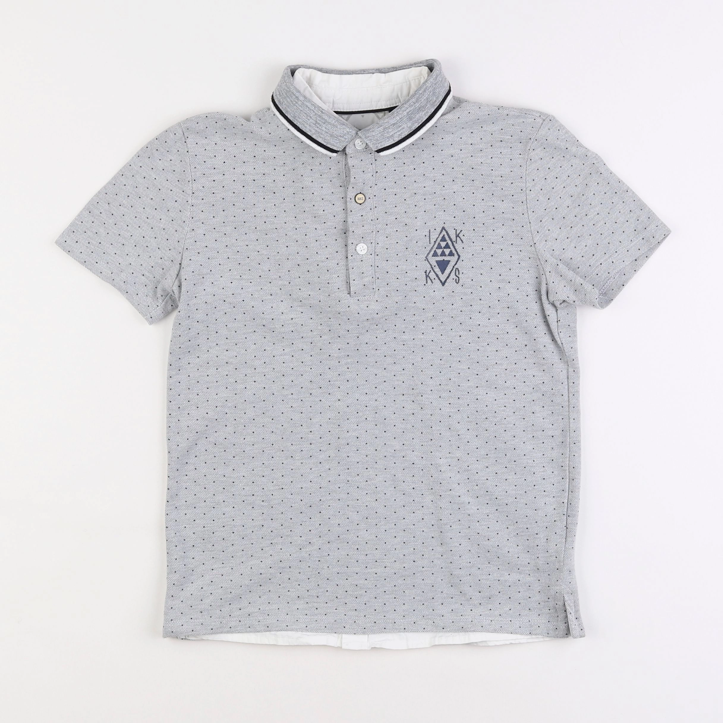 IKKS - polo gris - 10 ans