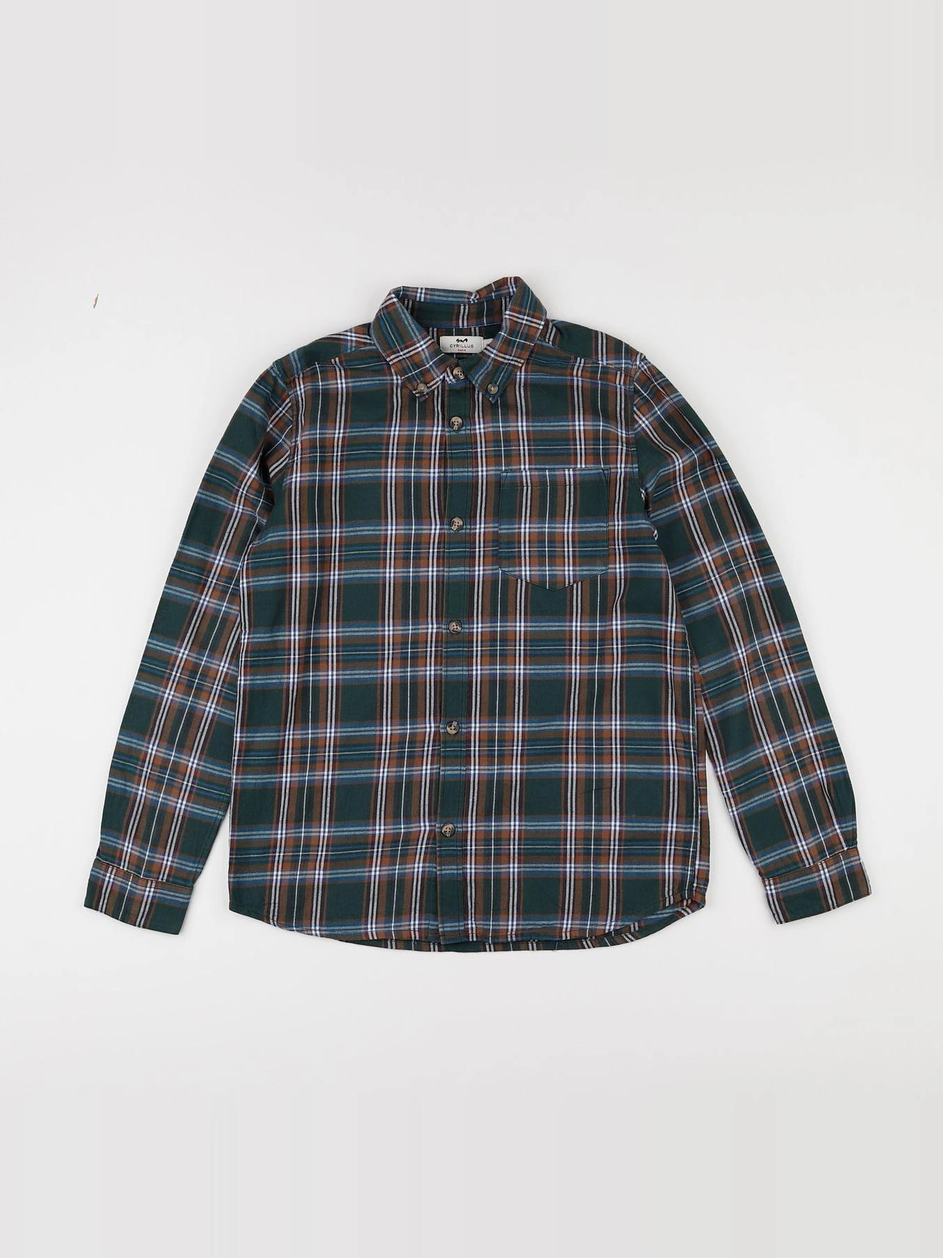 Cyrillus - chemise vert - 14 ans