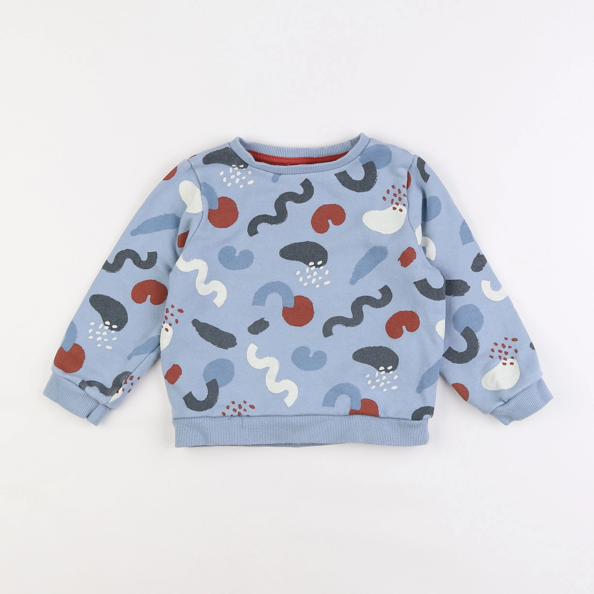 Little Cigogne - sweat bleu - 5 ans