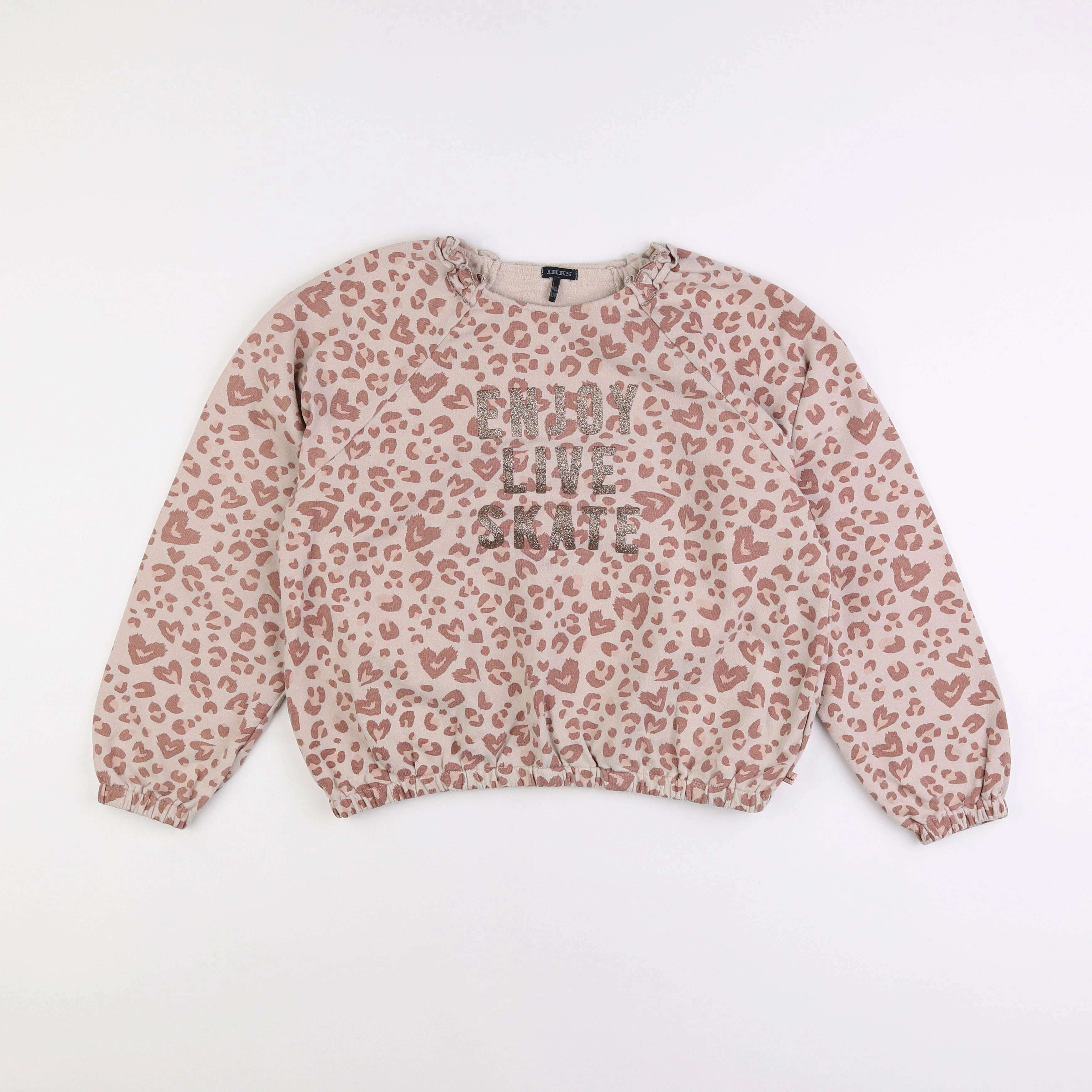 IKKS - sweat beige - 14 ans