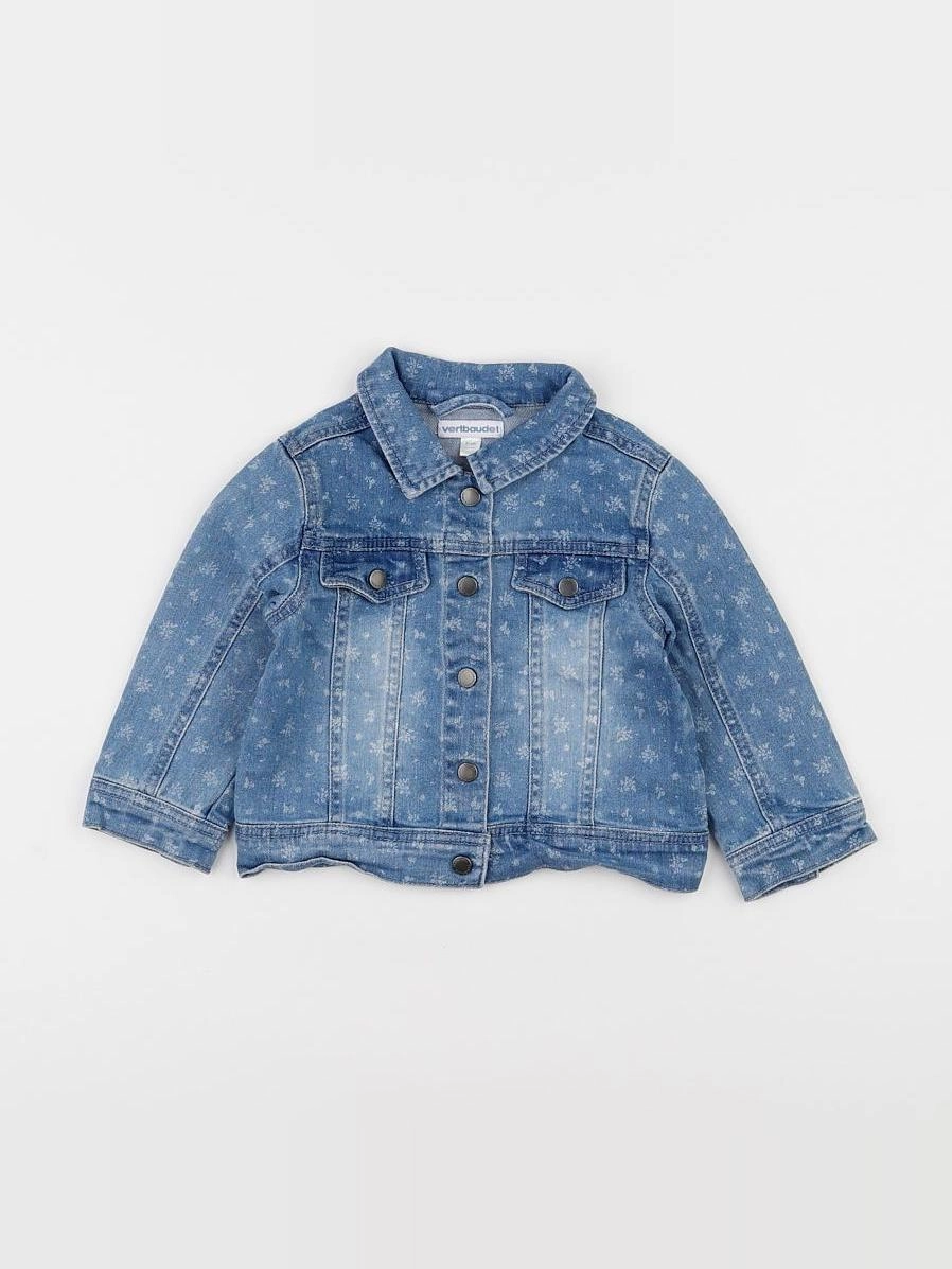 Vertbaudet - veste bleu - 18 mois