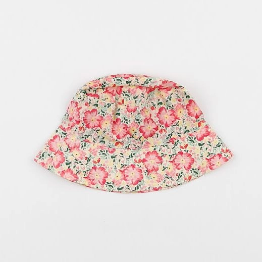 Louise Misha - chapeau blanc, rose - 6/12 mois