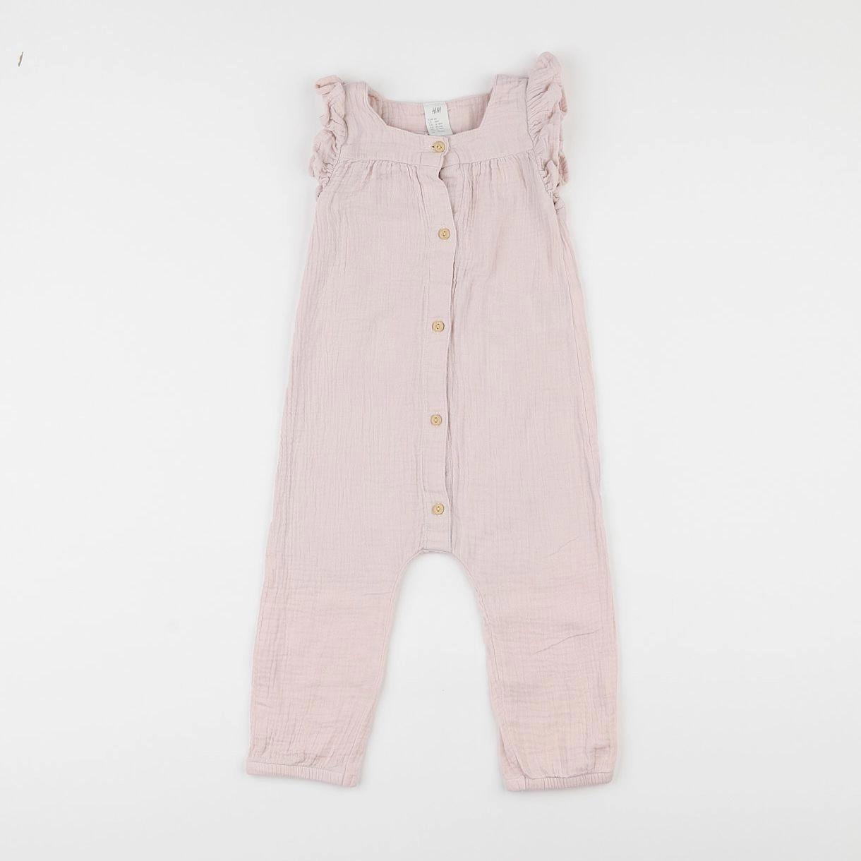 H&M - combinaison rose - 12/18 mois