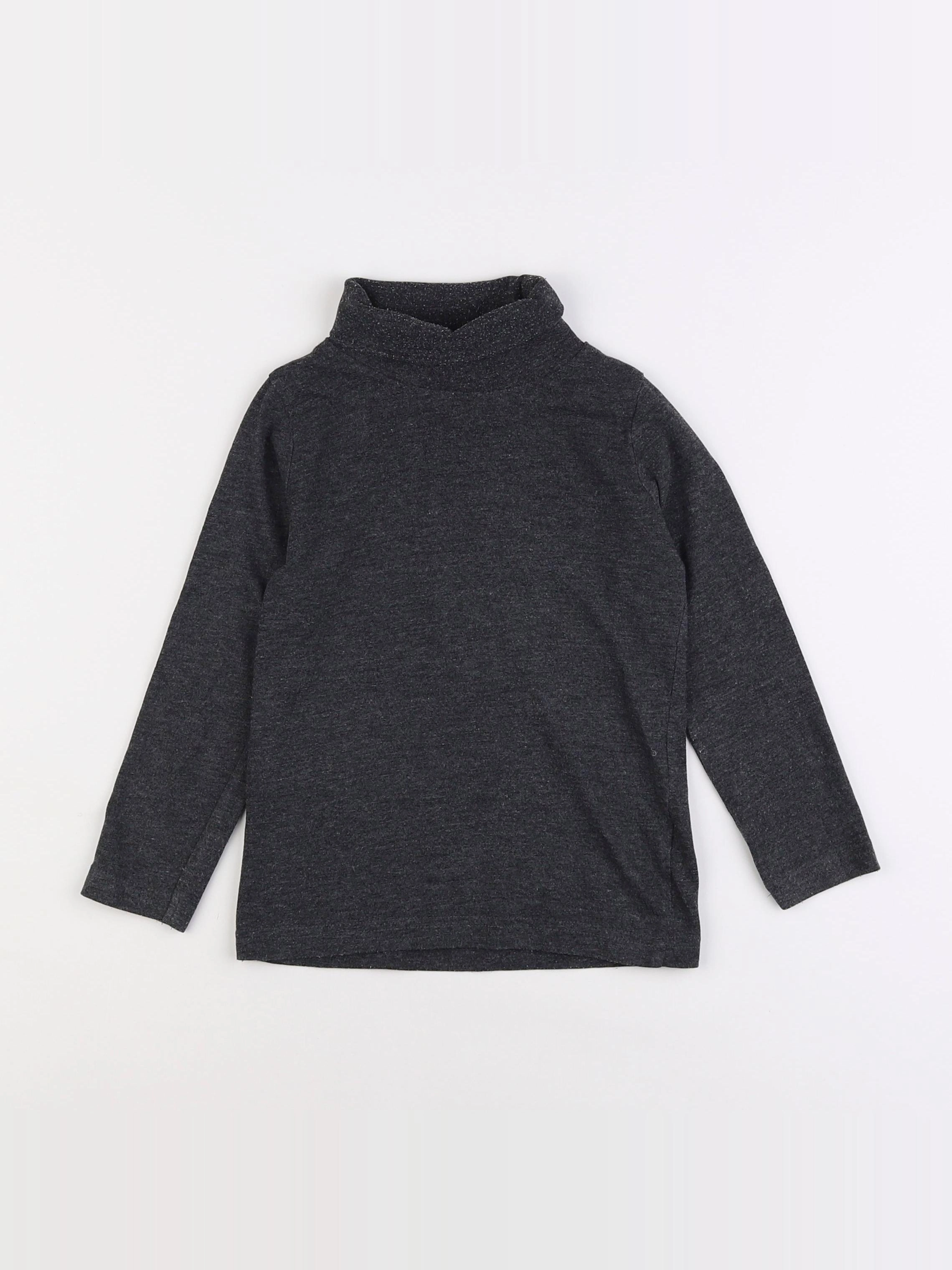 Tape à l'oeil - sous-pull gris - 4 ans