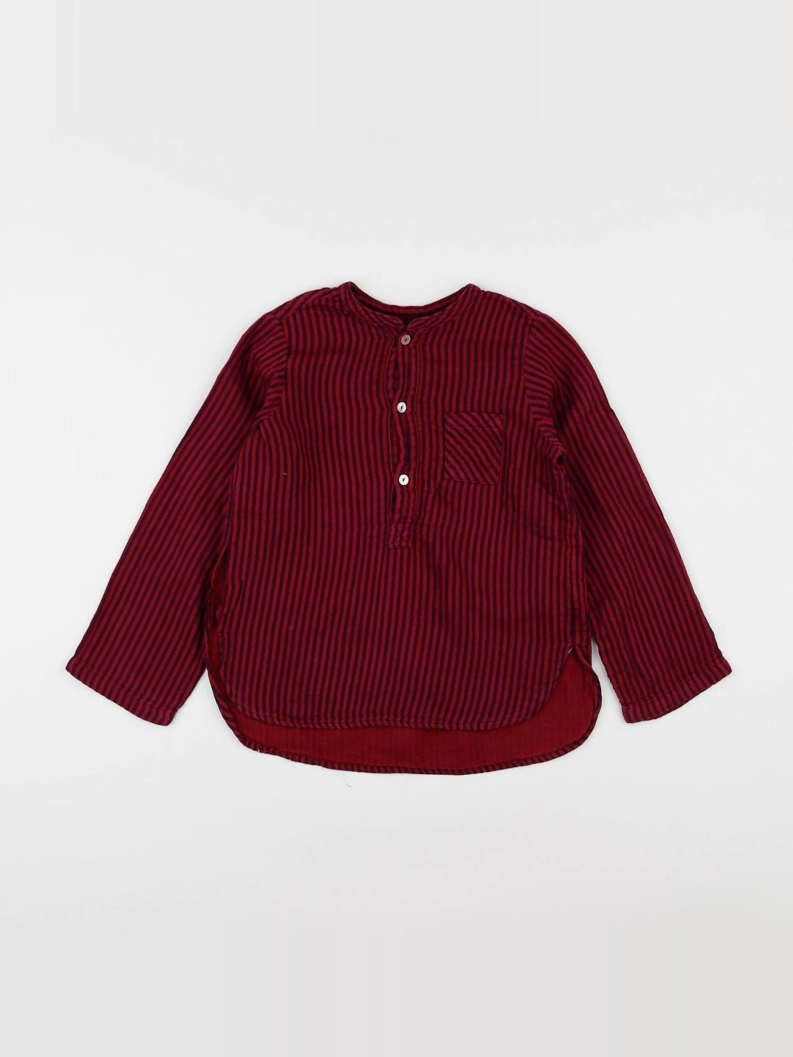 Bonton - blouse rouge - 6 ans