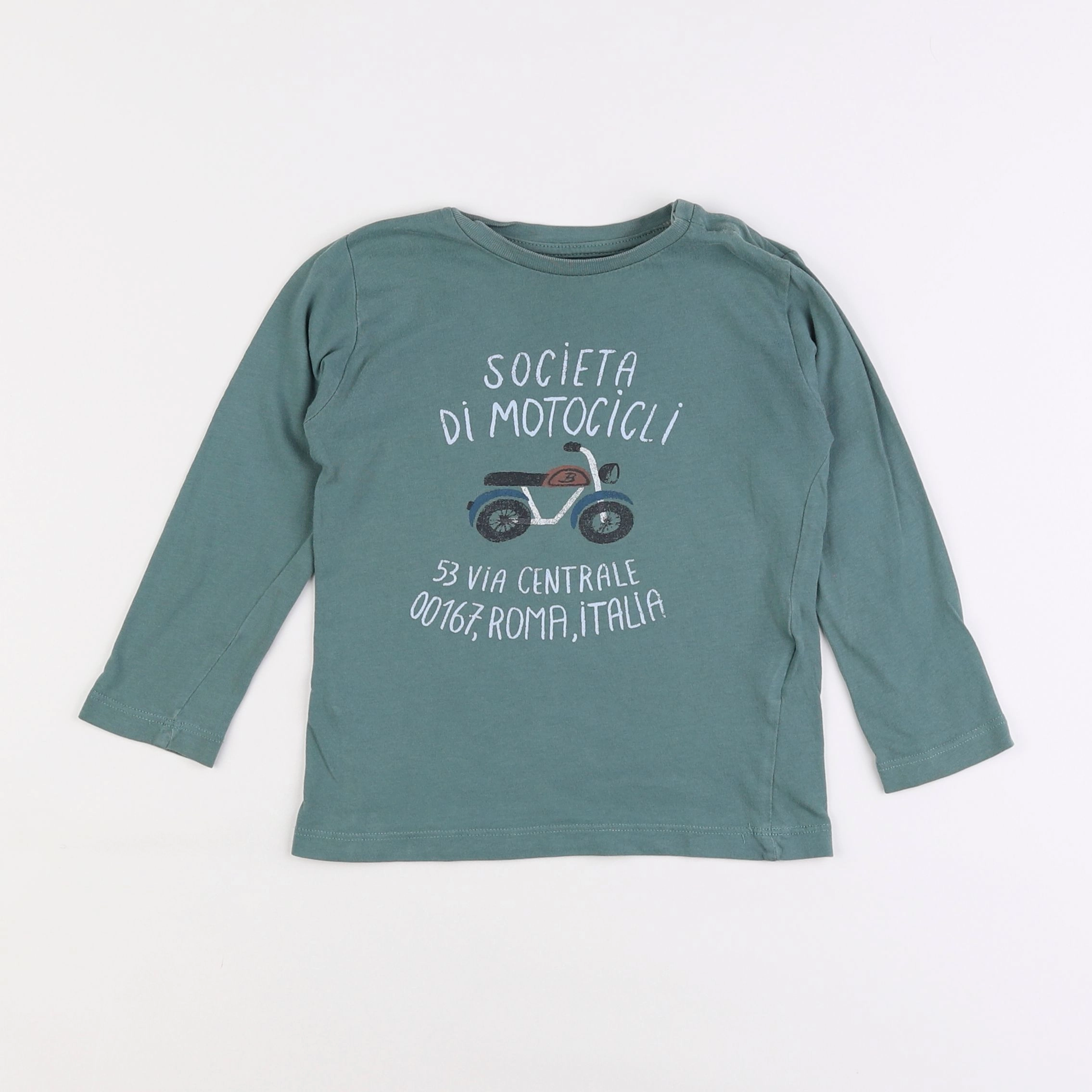 Boutchou - tee-shirt vert - 3 ans