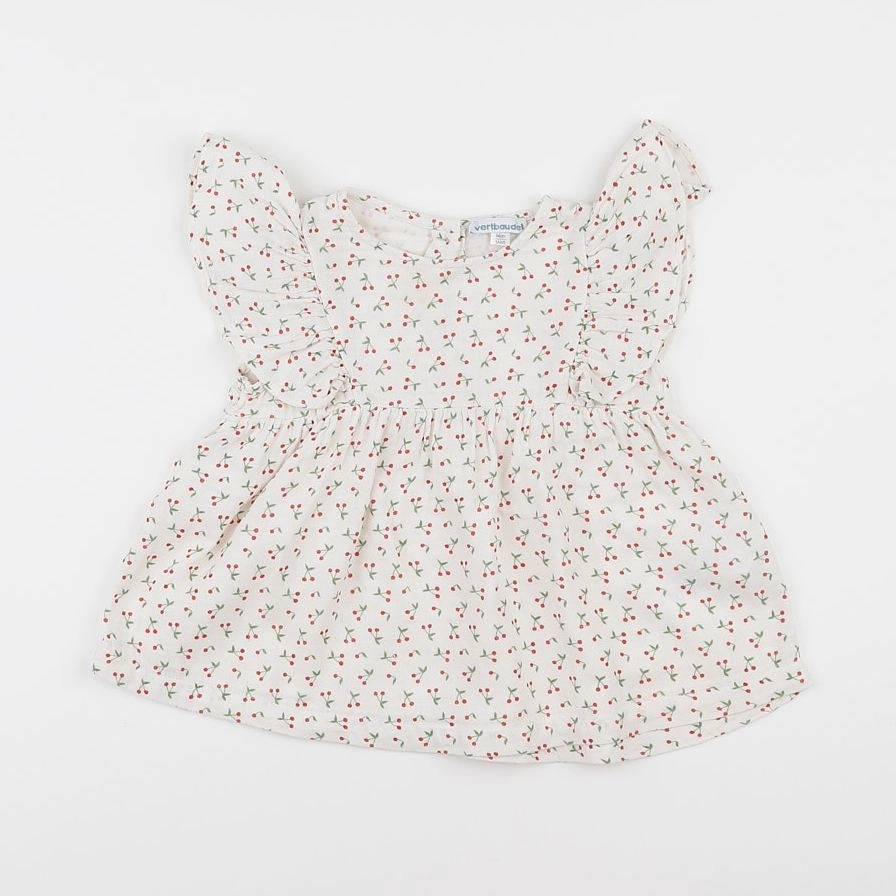 Vertbaudet - blouse beige - 3 ans