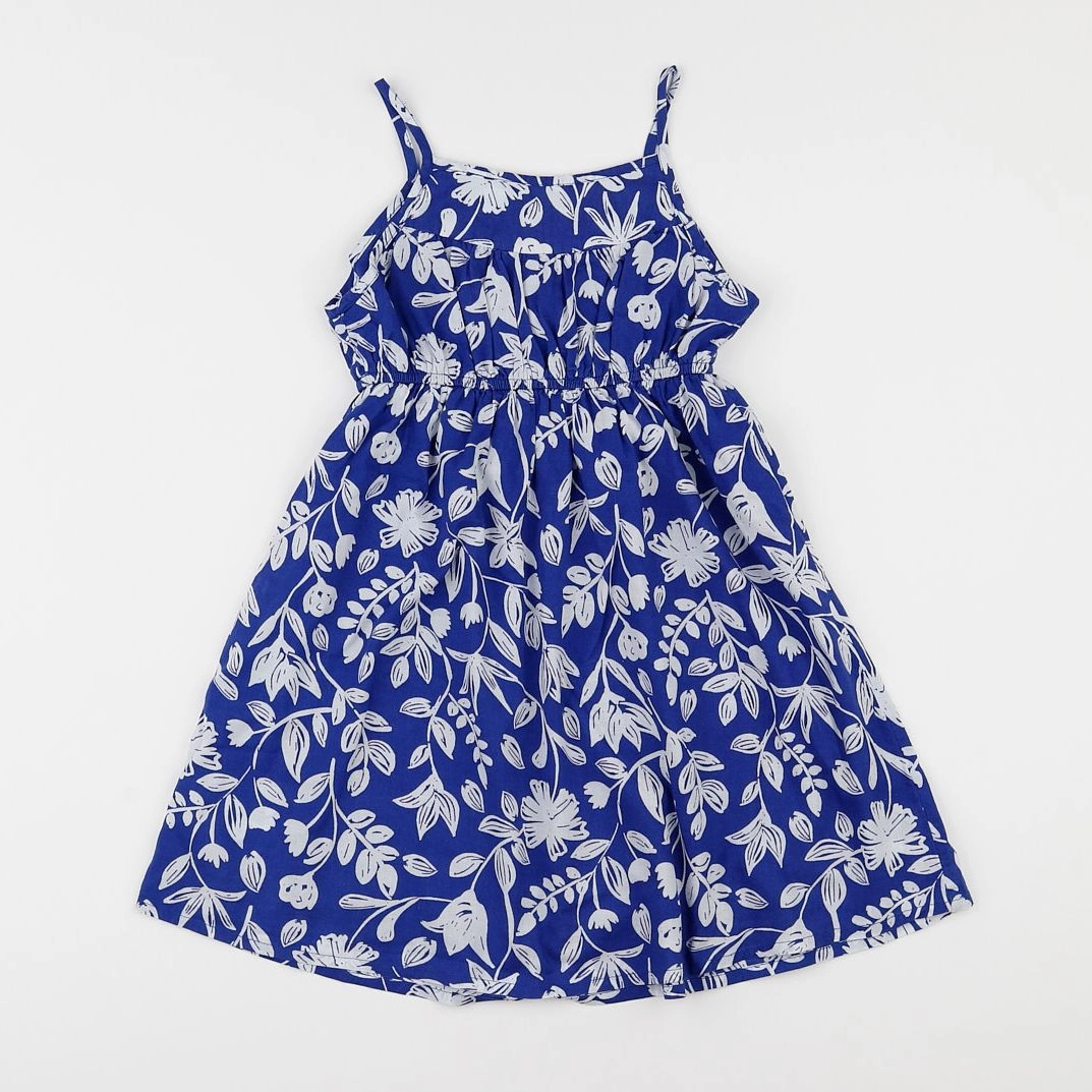 Vertbaudet - robe bleu, blanc - 2 ans