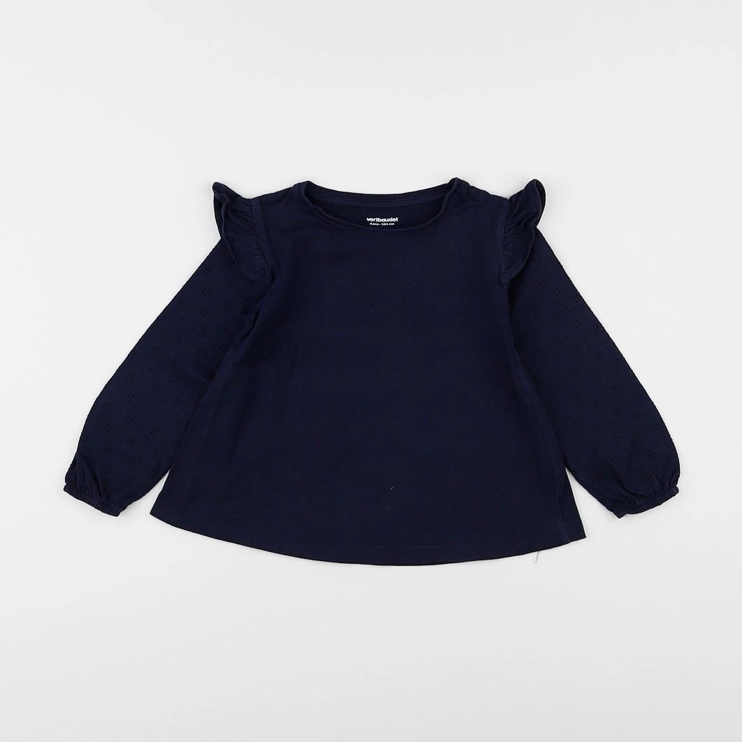 Vertbaudet - sous-pull bleu - 4 ans