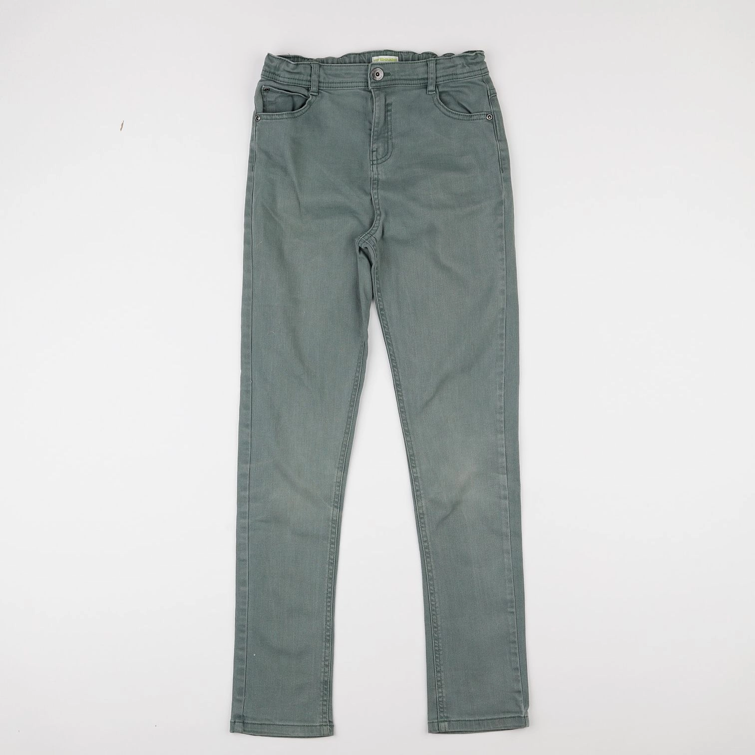 Vertbaudet - pantalon vert - 12 ans