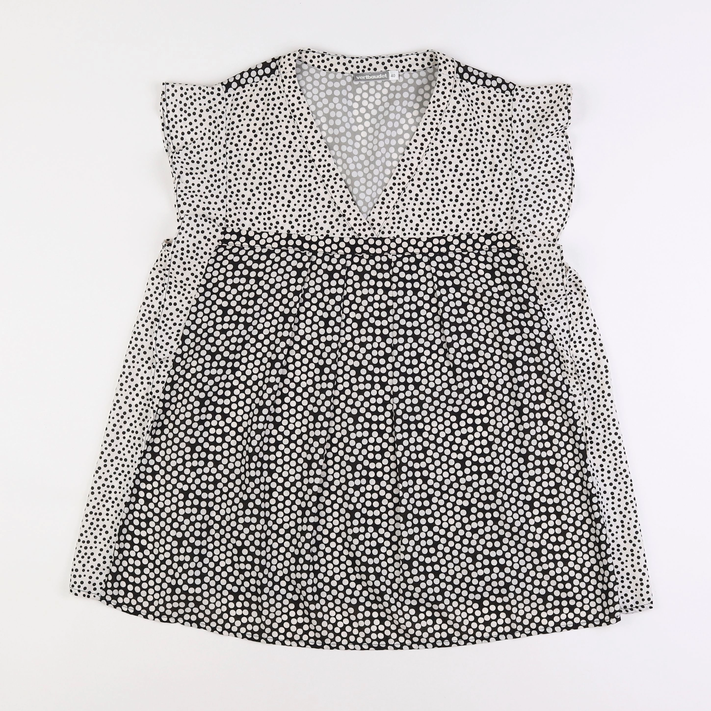Vertbaudet - blouse grossesse blanc, noir - 40