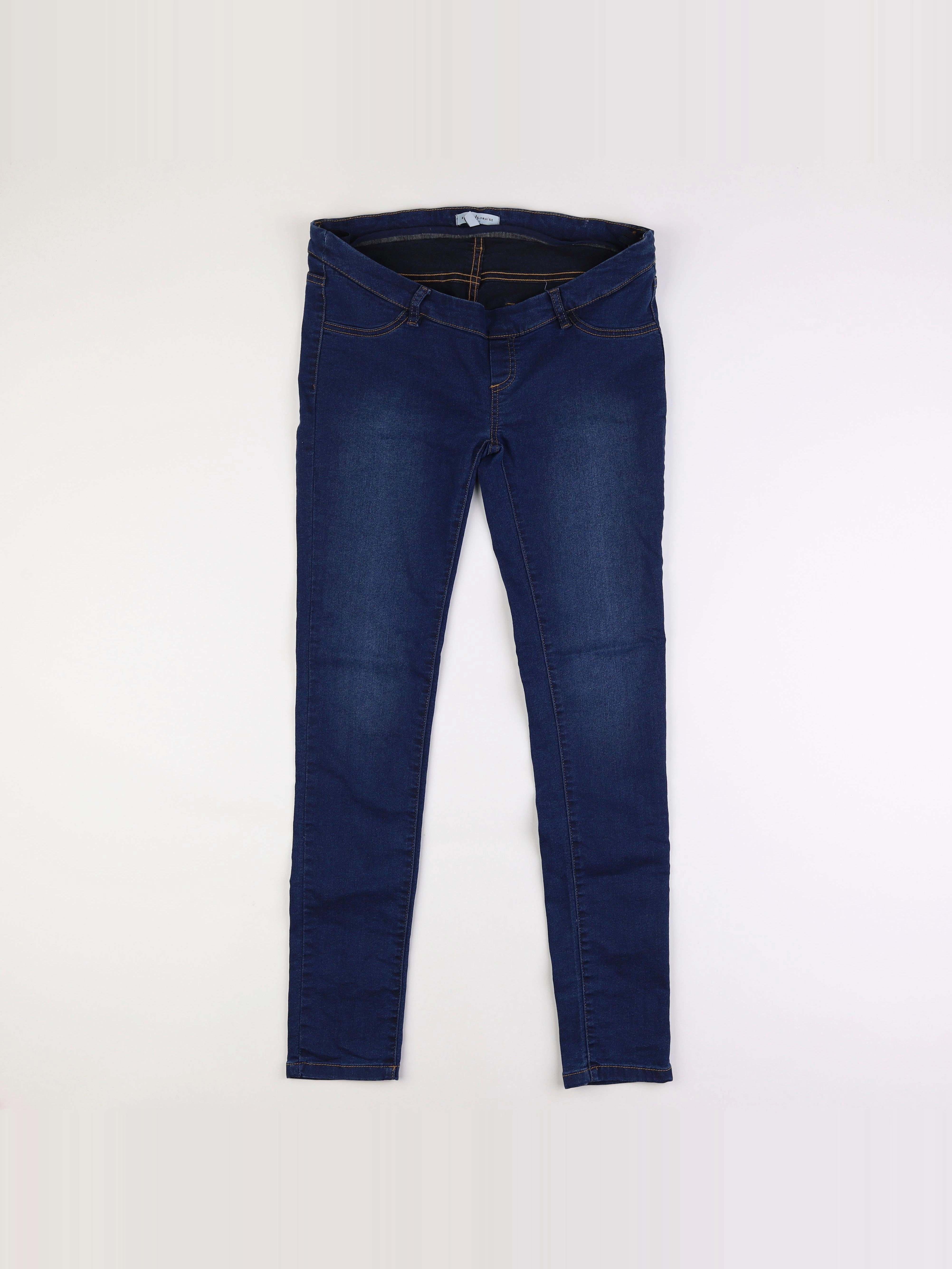 Envie de fraise - legging grossesse bleu - 38 à 40