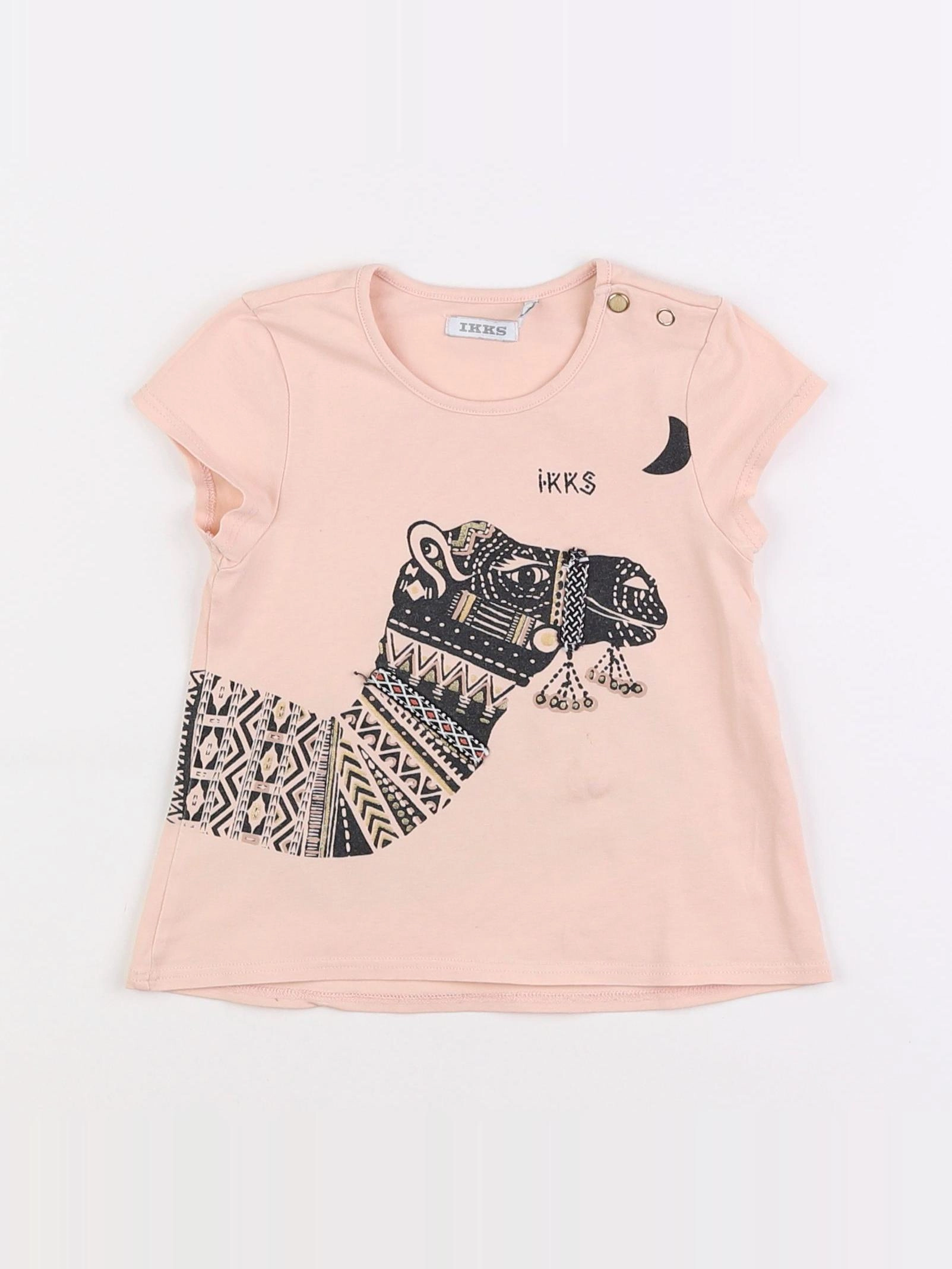 IKKS - tee-shirt rose - 2 ans