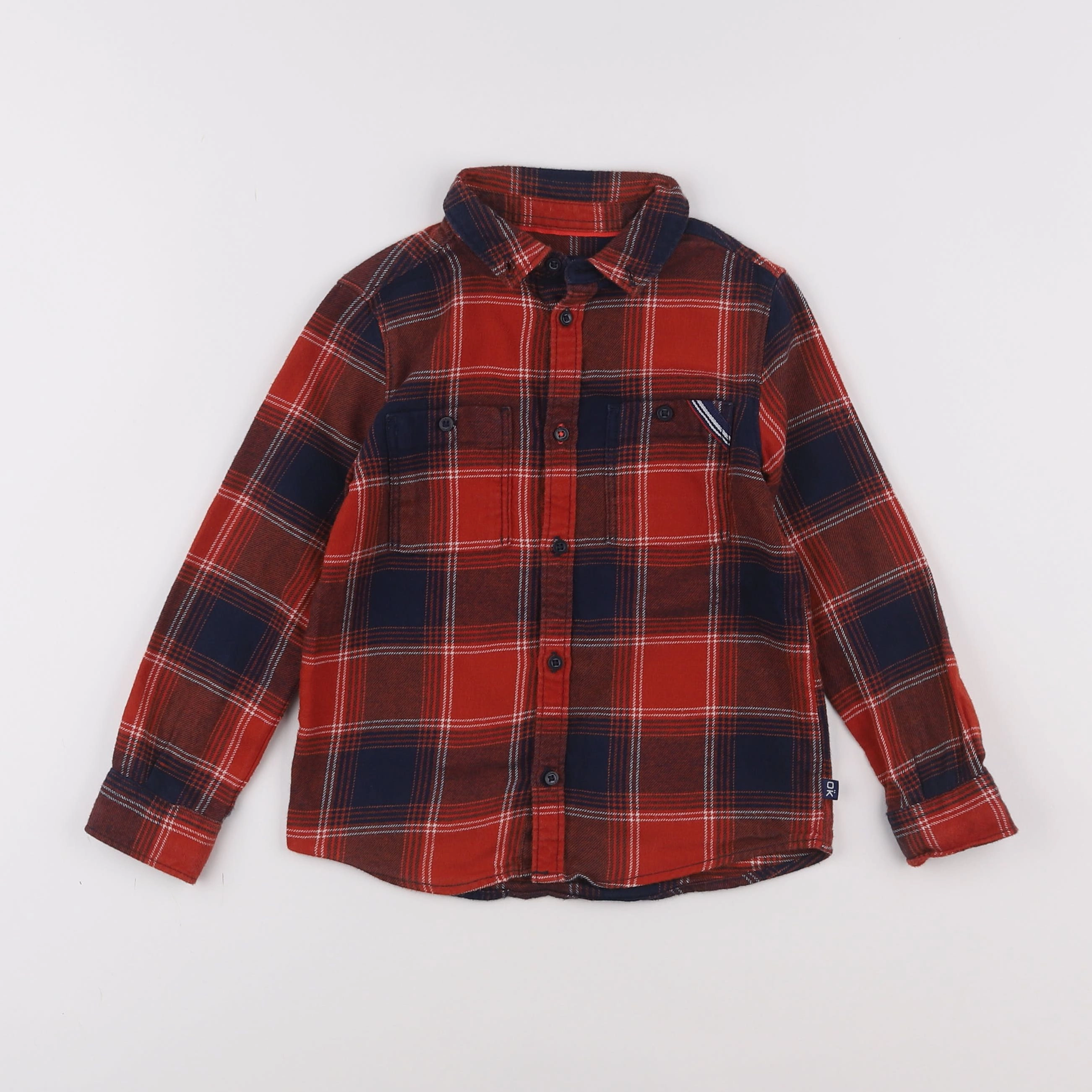 Okaidi - chemise rouge - 4 ans