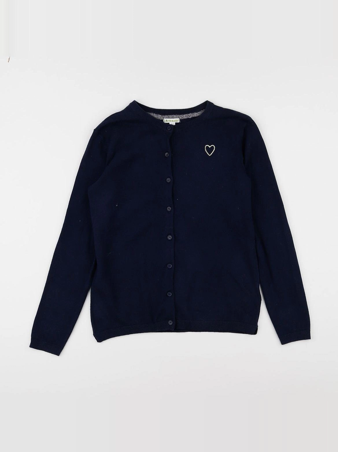Vertbaudet - gilet bleu - 12 ans