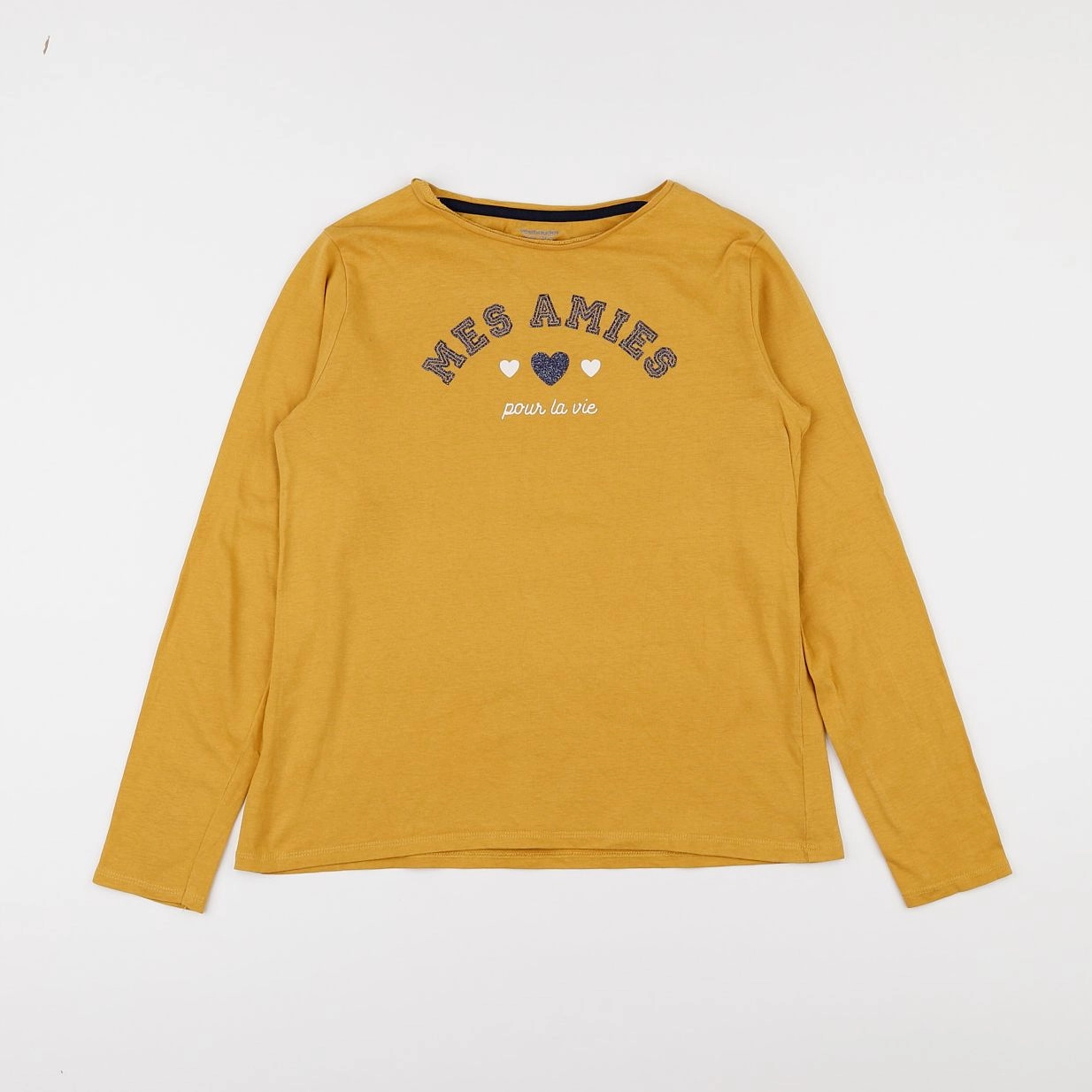 Vertbaudet - tee-shirt jaune - 12 ans
