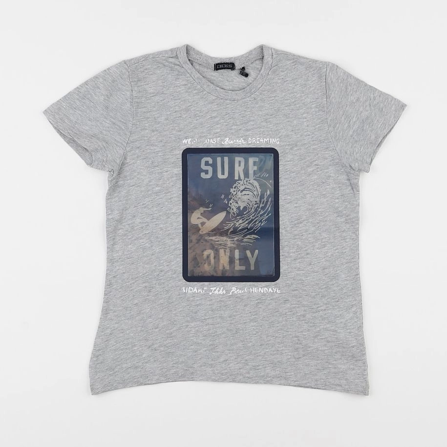 IKKS - tee-shirt gris - 5 ans