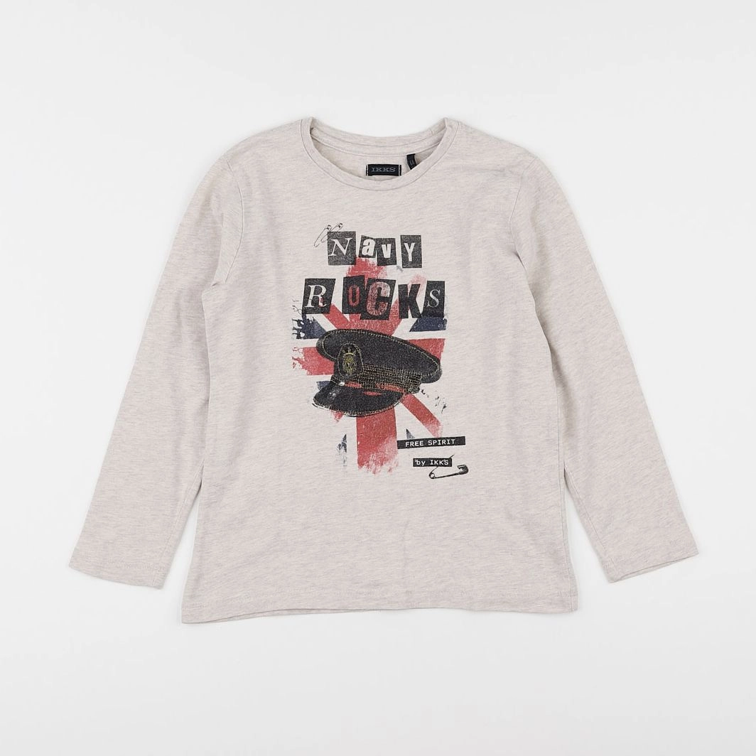 IKKS - tee-shirt gris - 6 ans