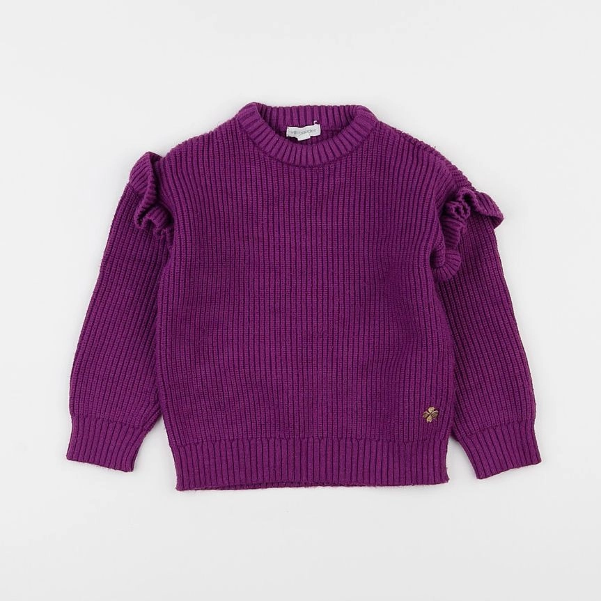 Vertbaudet - pull violet - 4 ans