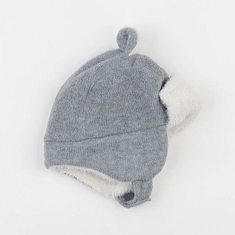 Vertbaudet - bonnet gris - 3/6 mois
