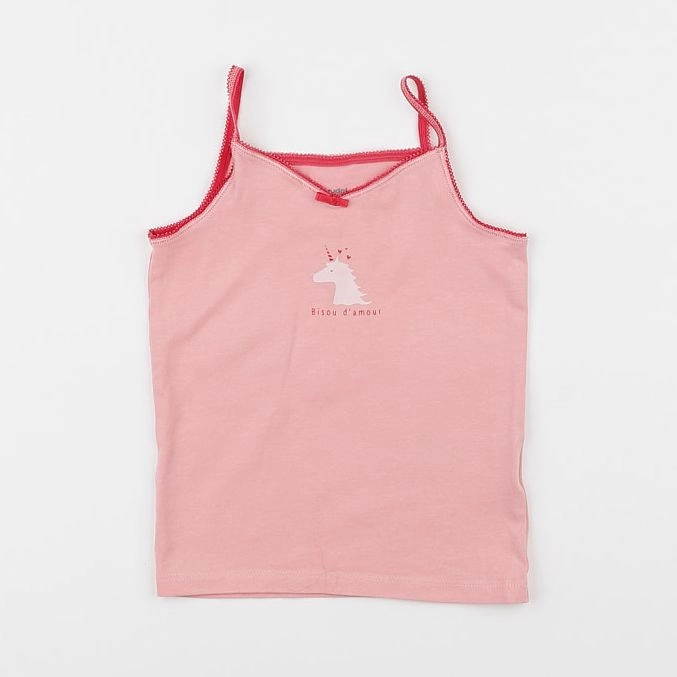 Vertbaudet - maillot de corps rose - 4 ans