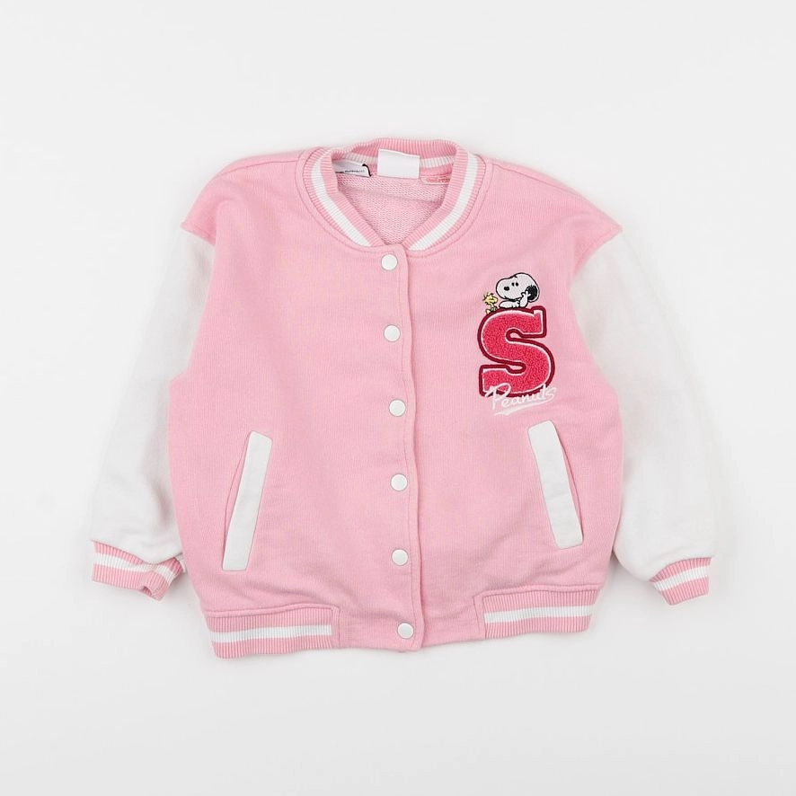 Zara - sweat imprimé au dos rose - 2/3 ans