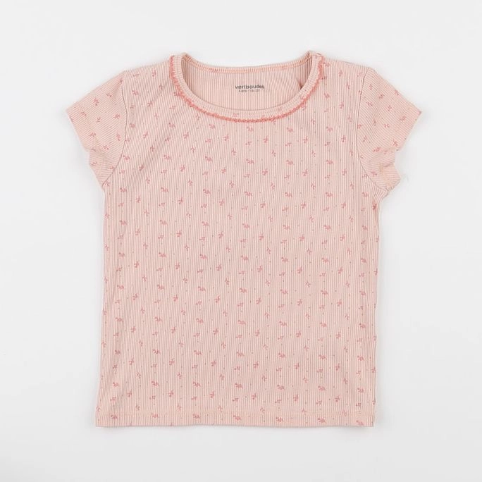 Vertbaudet - maillot de corps rose - 4 ans