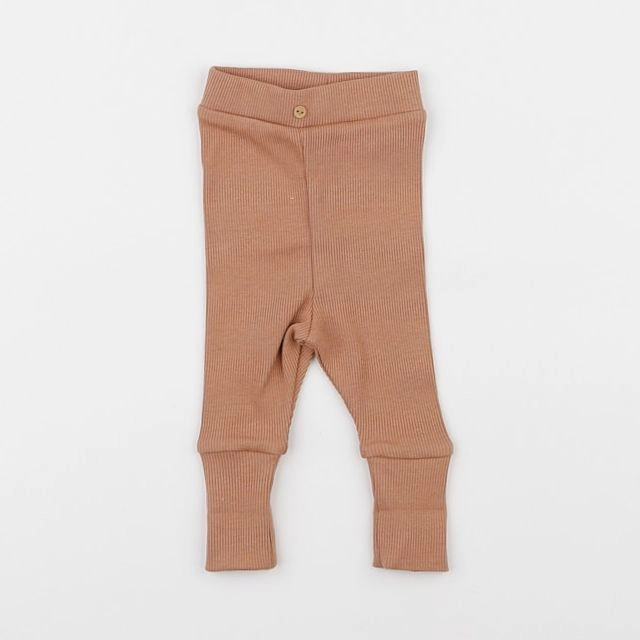 Vertbaudet - legging marron - 1 mois