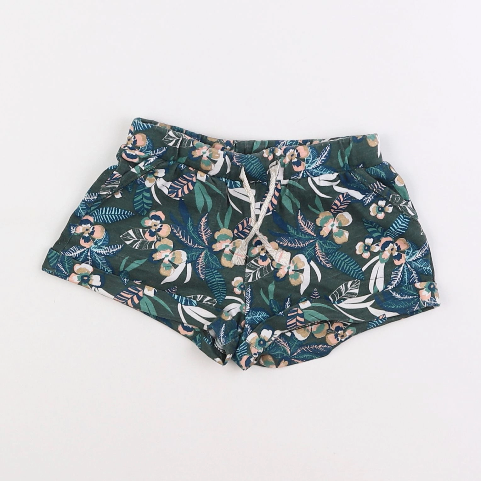 Vertbaudet - short vert - 4 ans