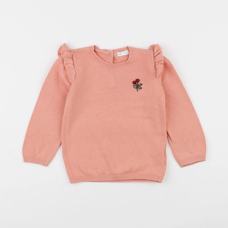 Vertbaudet - pull rose - 2 ans