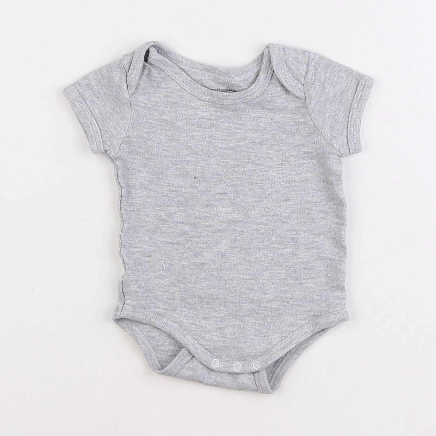 Vertbaudet - body gris - 6 mois