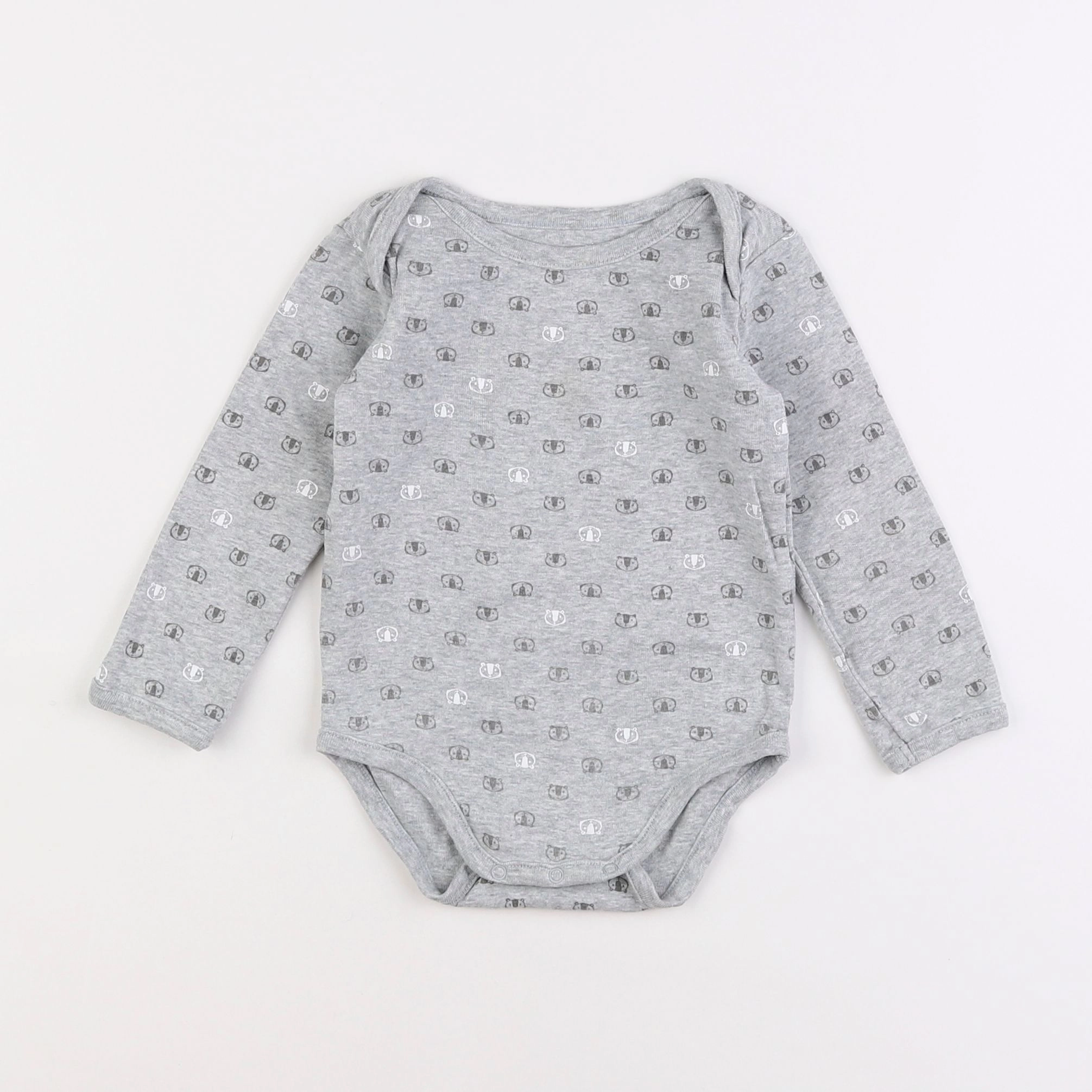 Boutchou - body gris - 2 ans