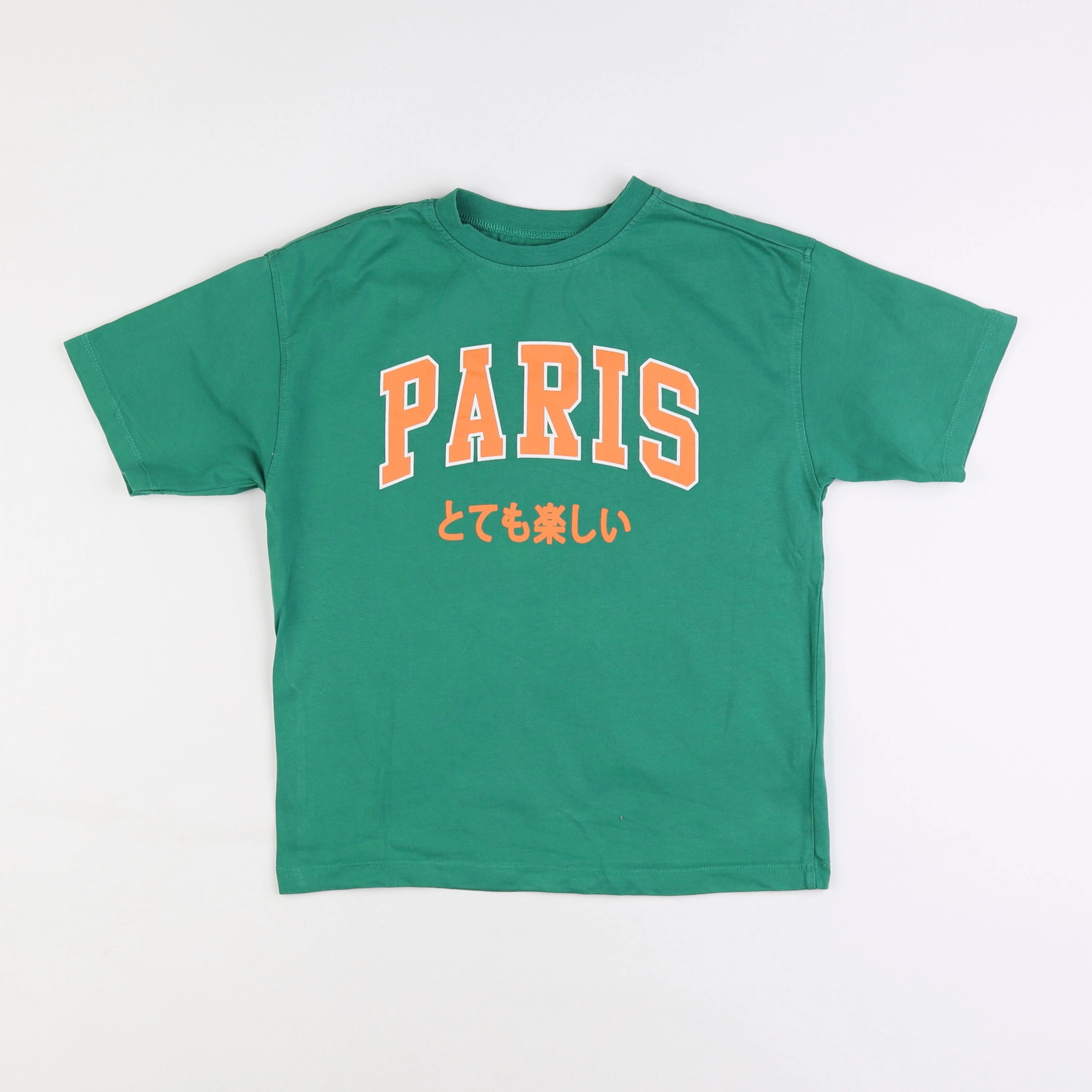 Zara - tee-shirt vert - 8 ans