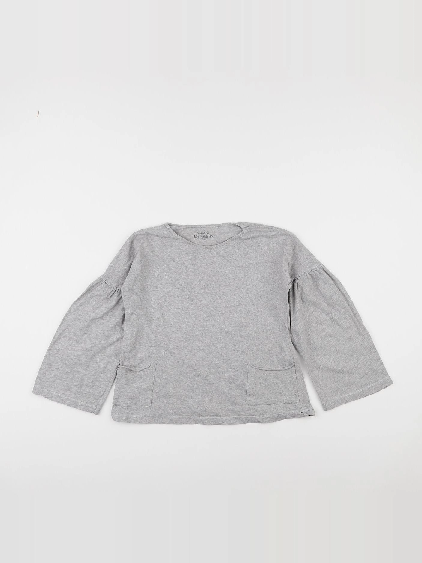 Gocco - tee-shirt gris - 9/10 ans