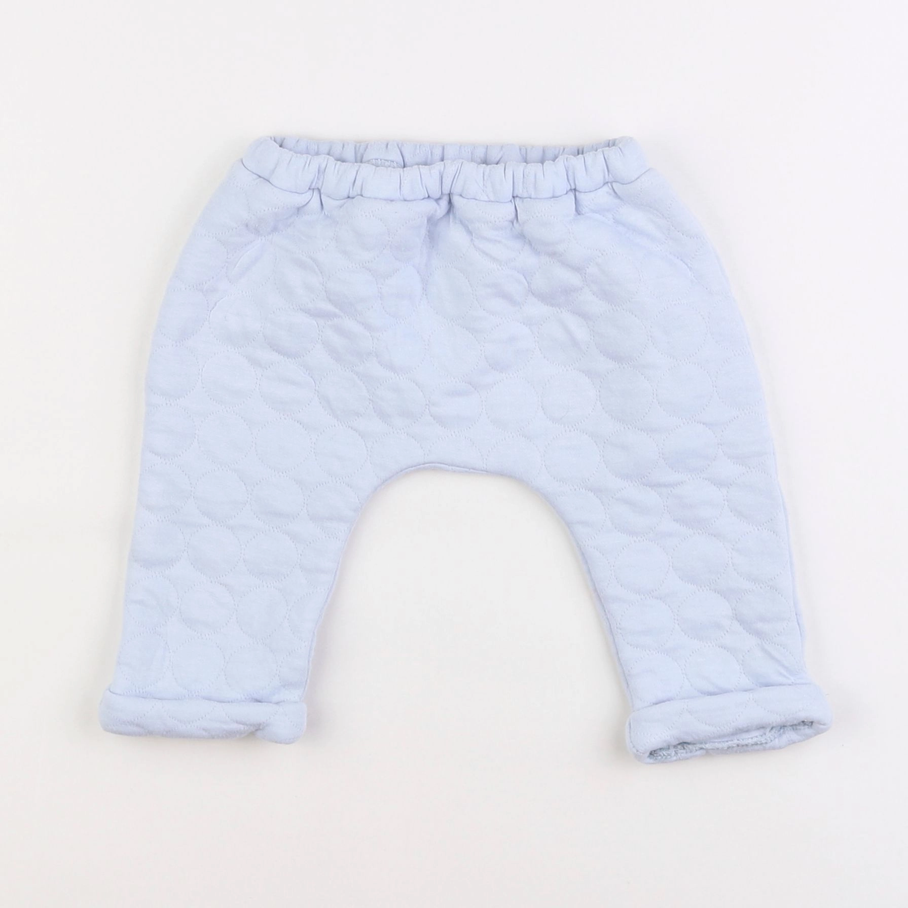 Vertbaudet - sarouel bleu - 12 mois