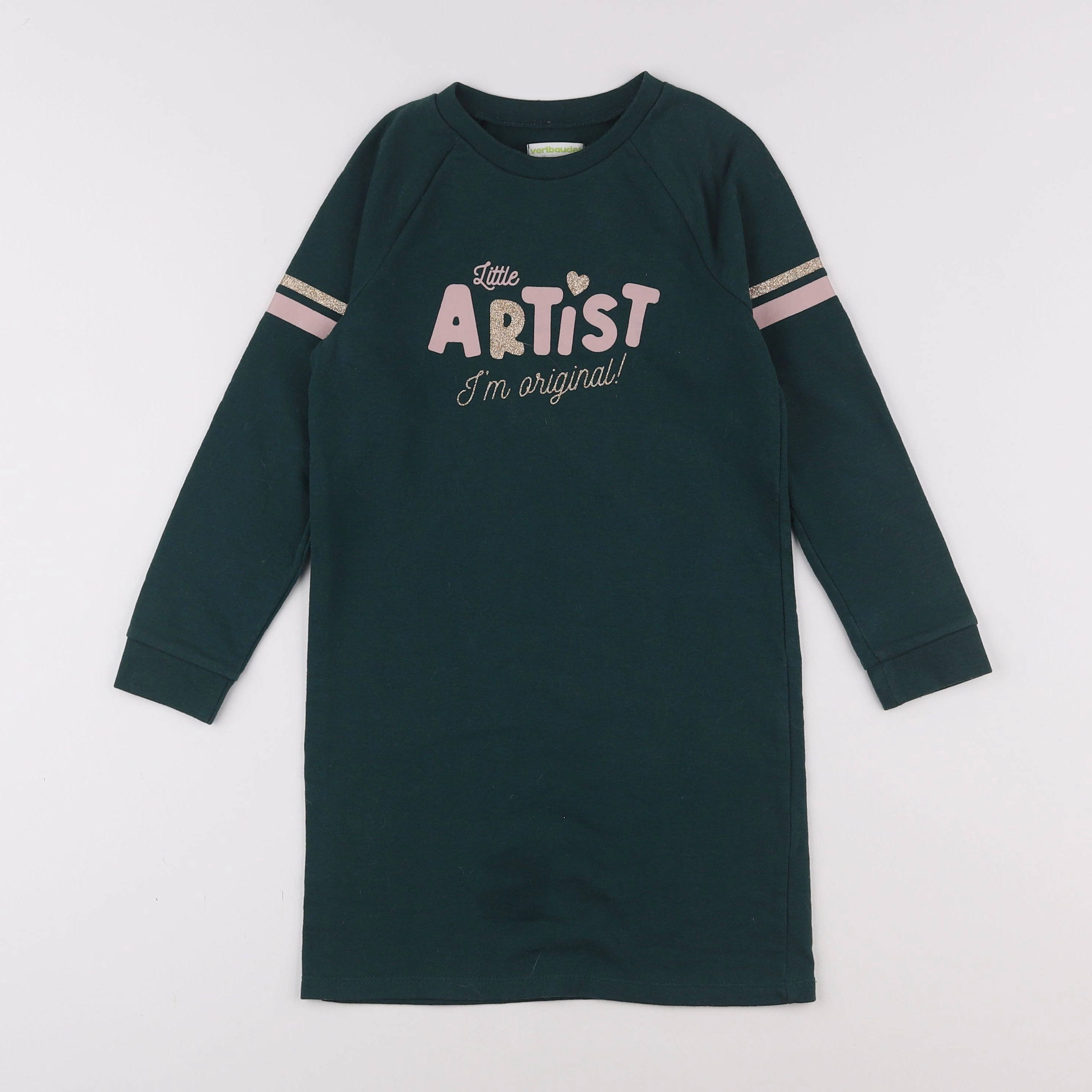 Vertbaudet - robe vert - 6 ans