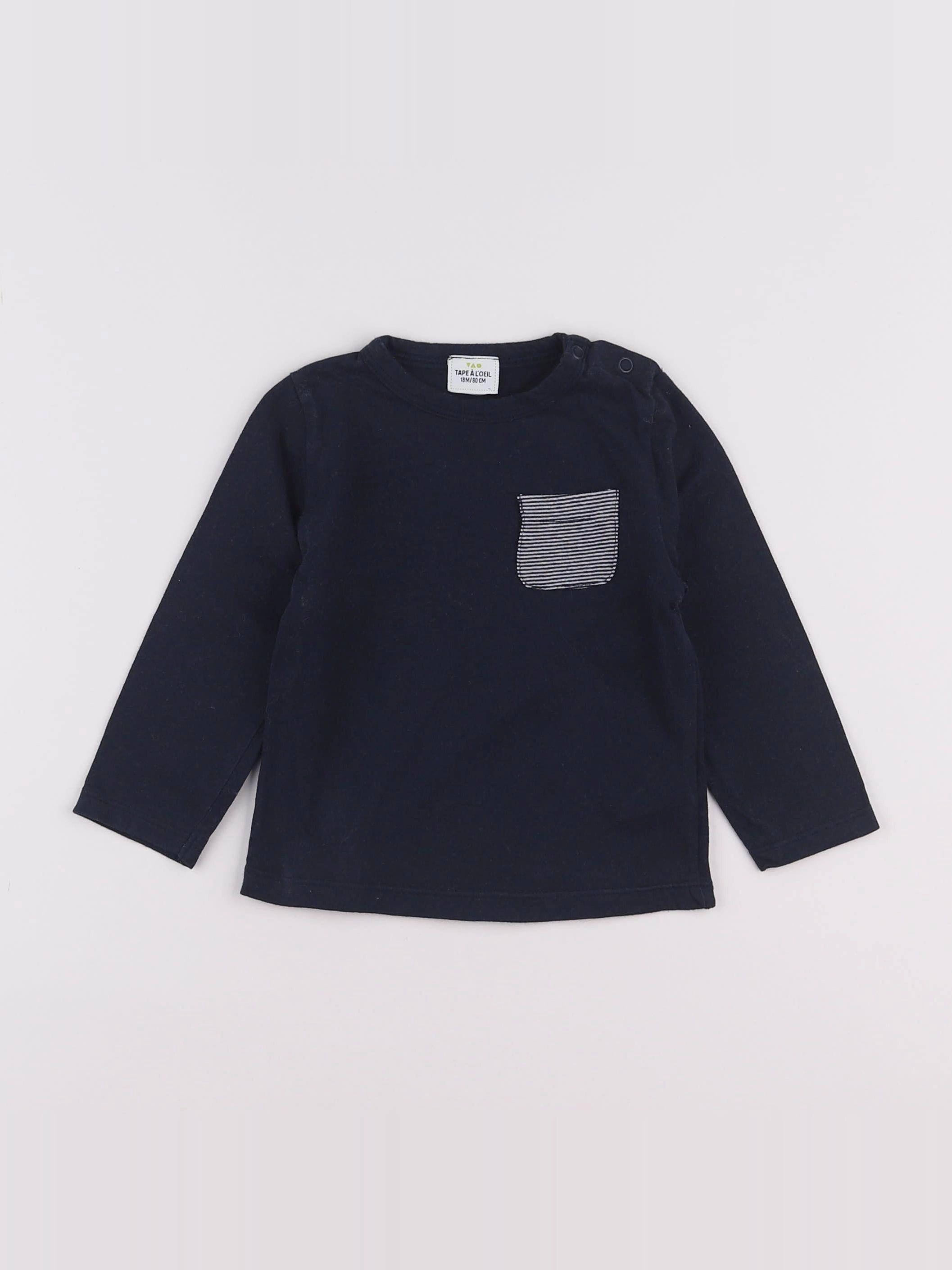 Tape à l'oeil - tee-shirt bleu - 18 mois