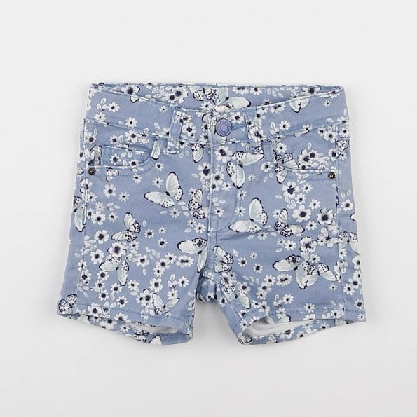 H&M - short bleu - 18 mois à 2 ans