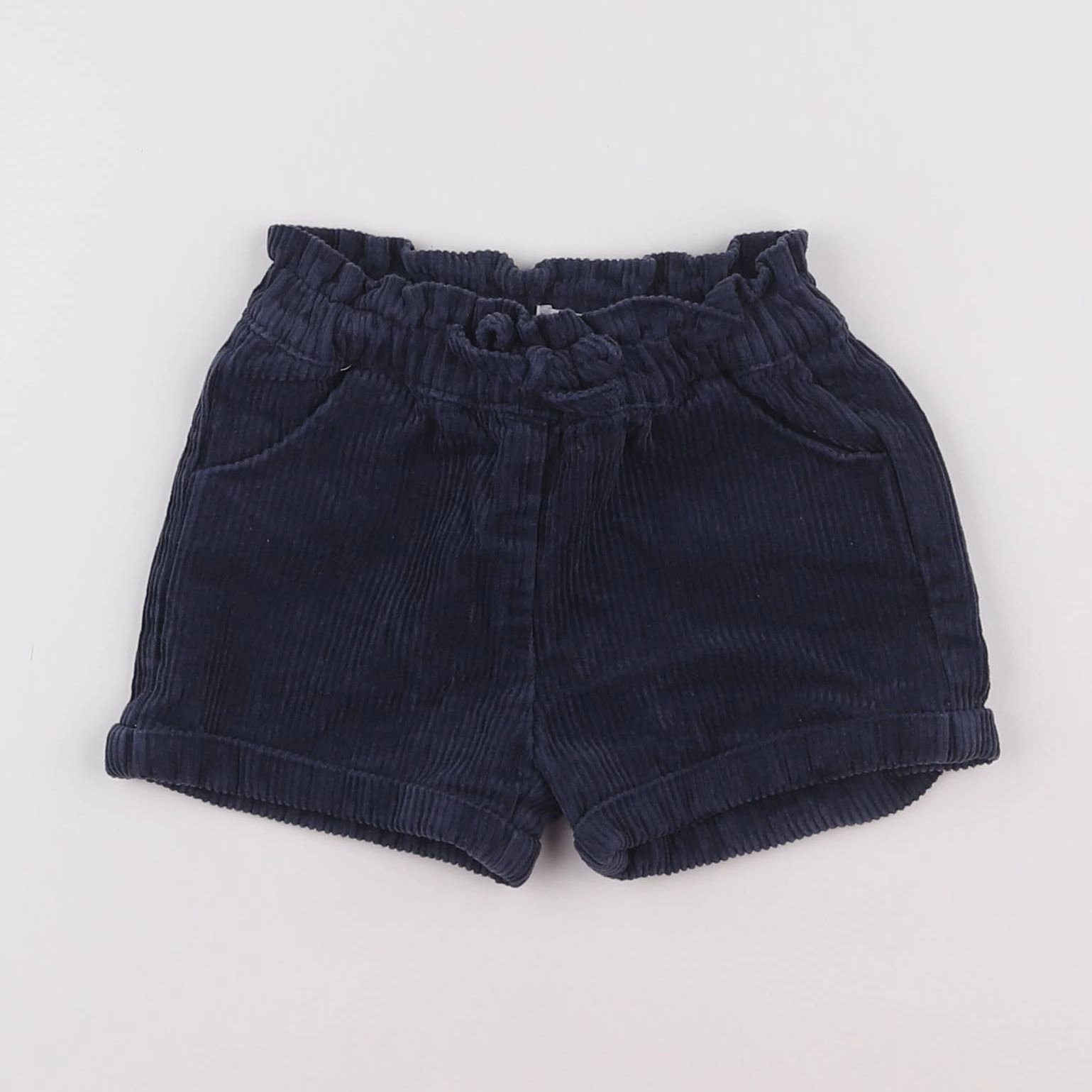 Vertbaudet - short bleu - 12 mois