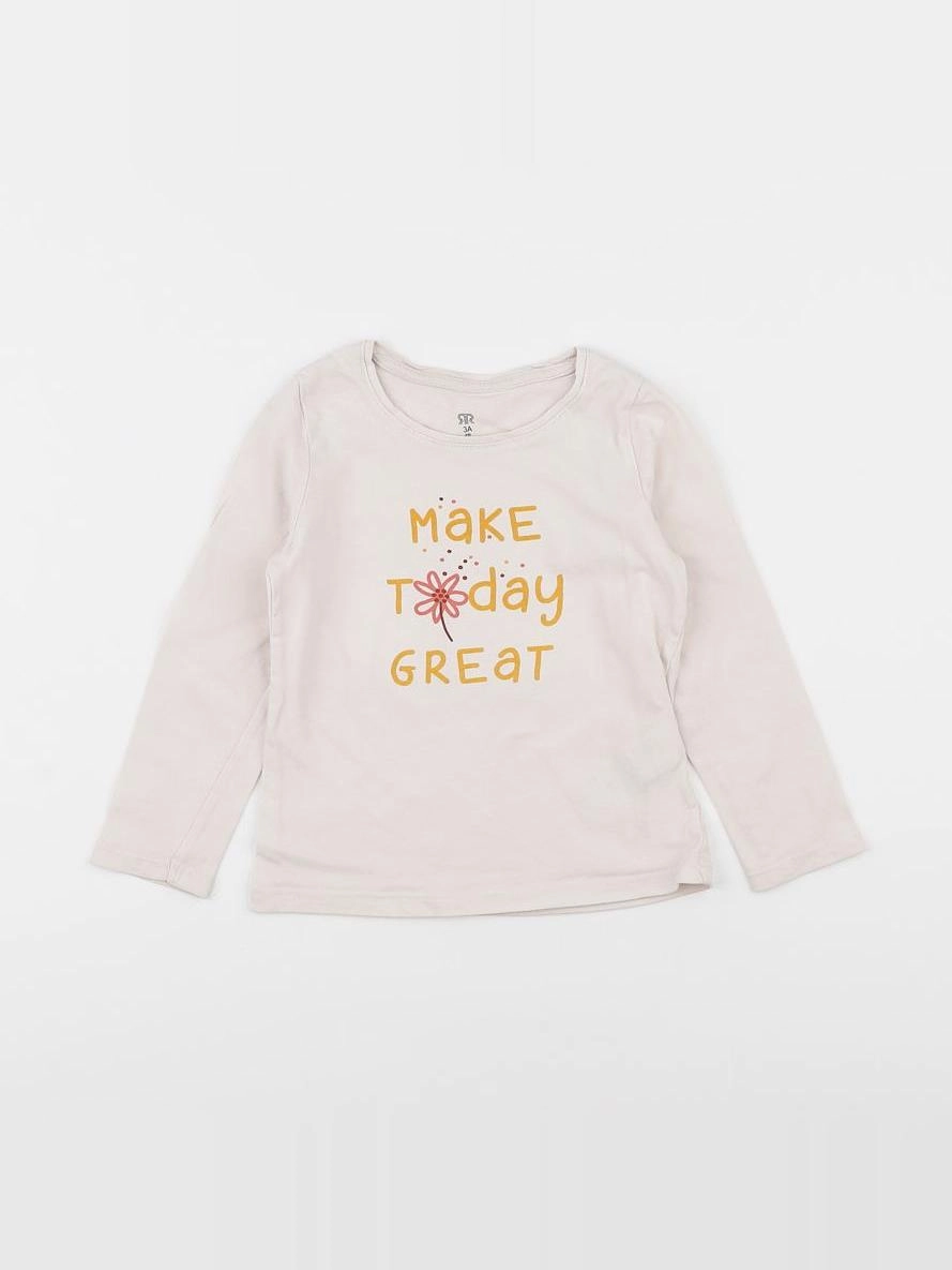 La Redoute - tee-shirt beige - 3 ans