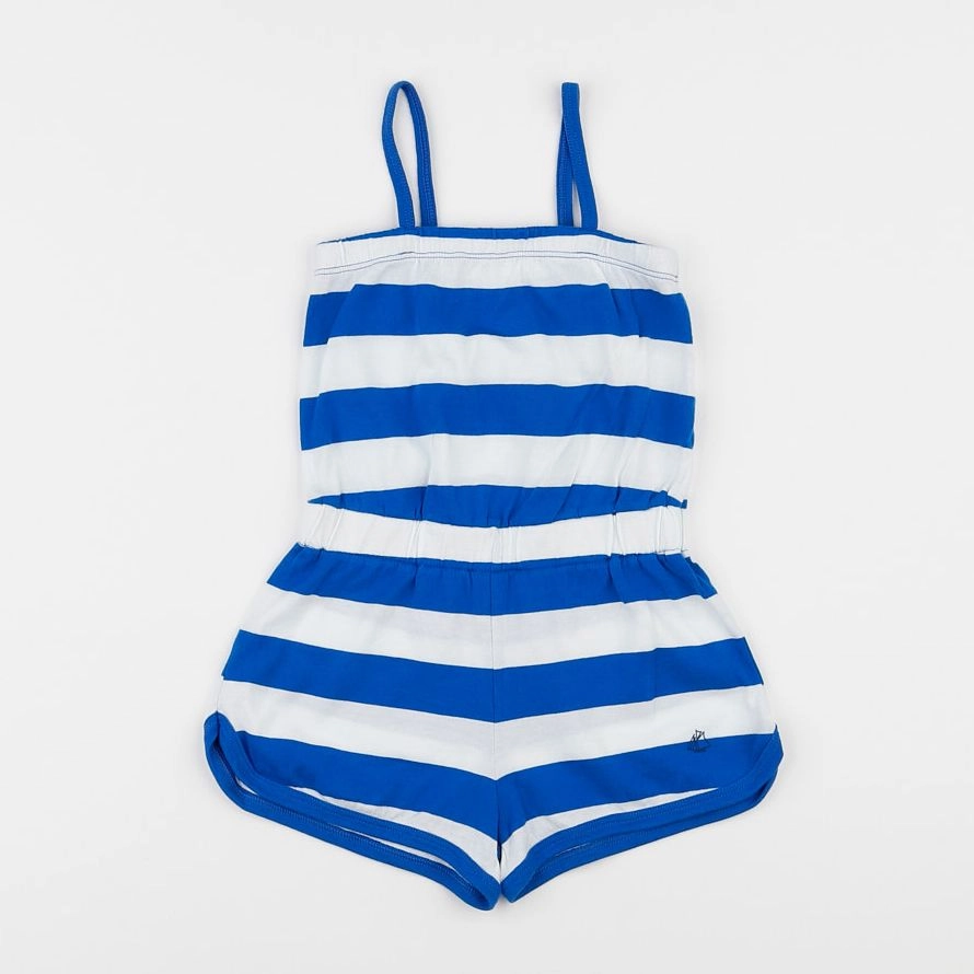 Petit Bateau - combinaison blanc, bleu - 4 ans