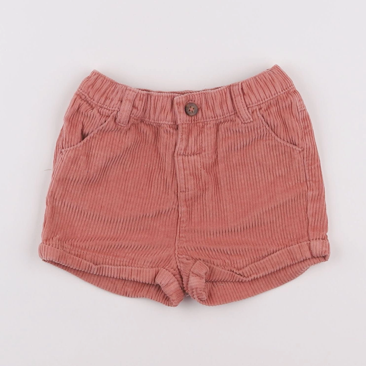 Vertbaudet - short rose - 12 mois