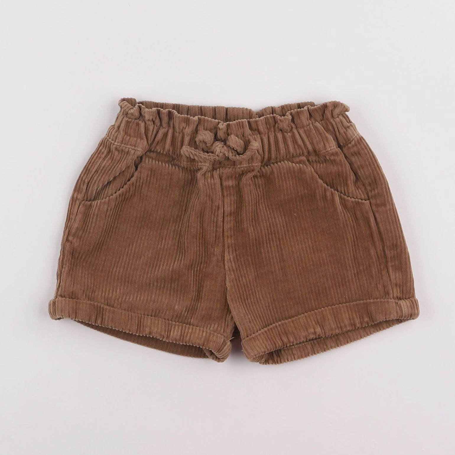 Vertbaudet - short marron - 9 mois