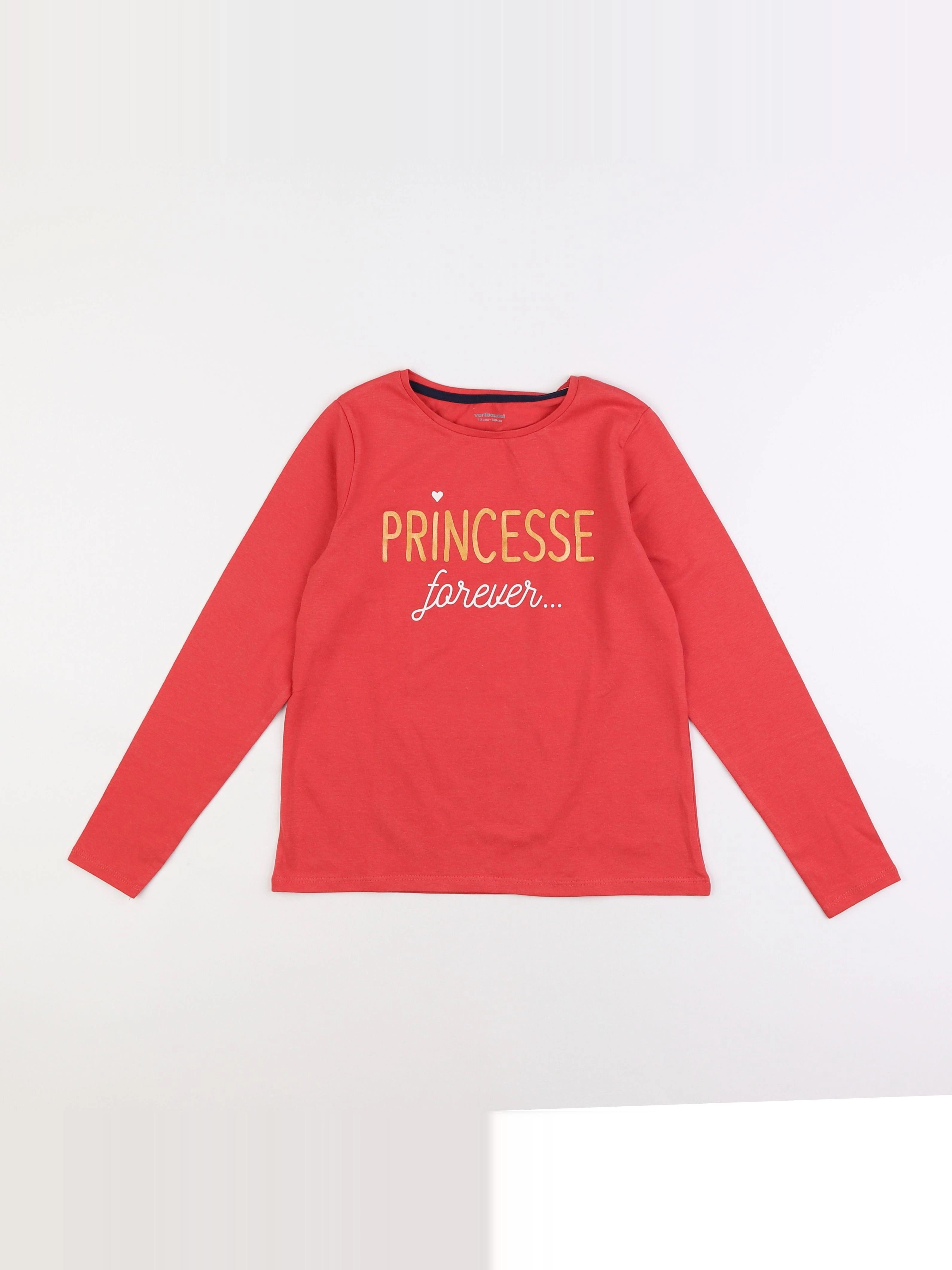 Vertbaudet - tee-shirt rose - 10 ans