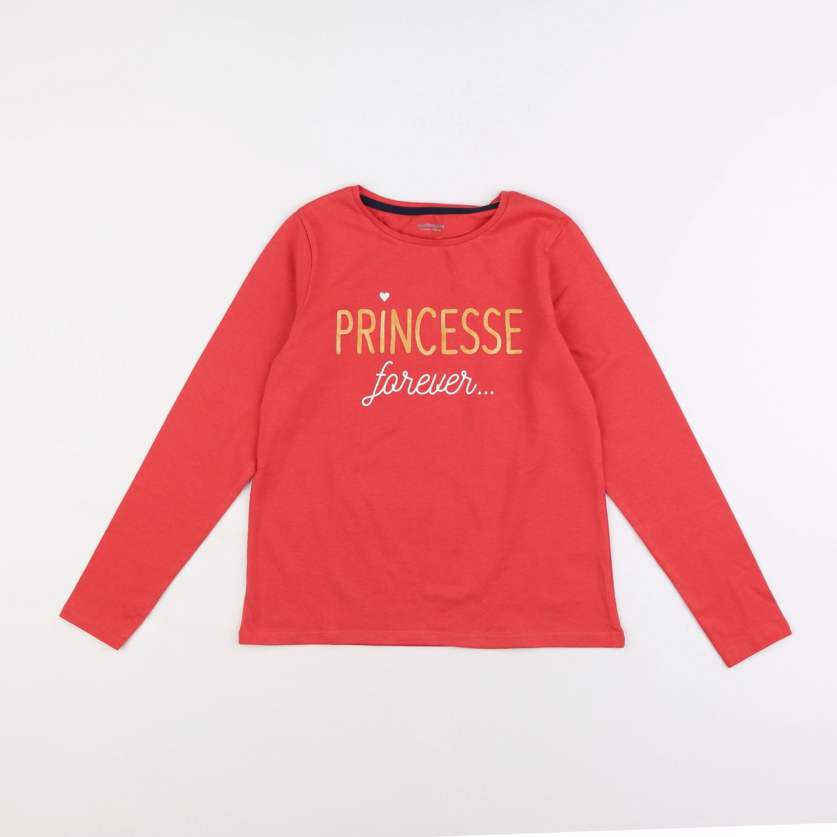 Vertbaudet - tee-shirt rose - 10 ans