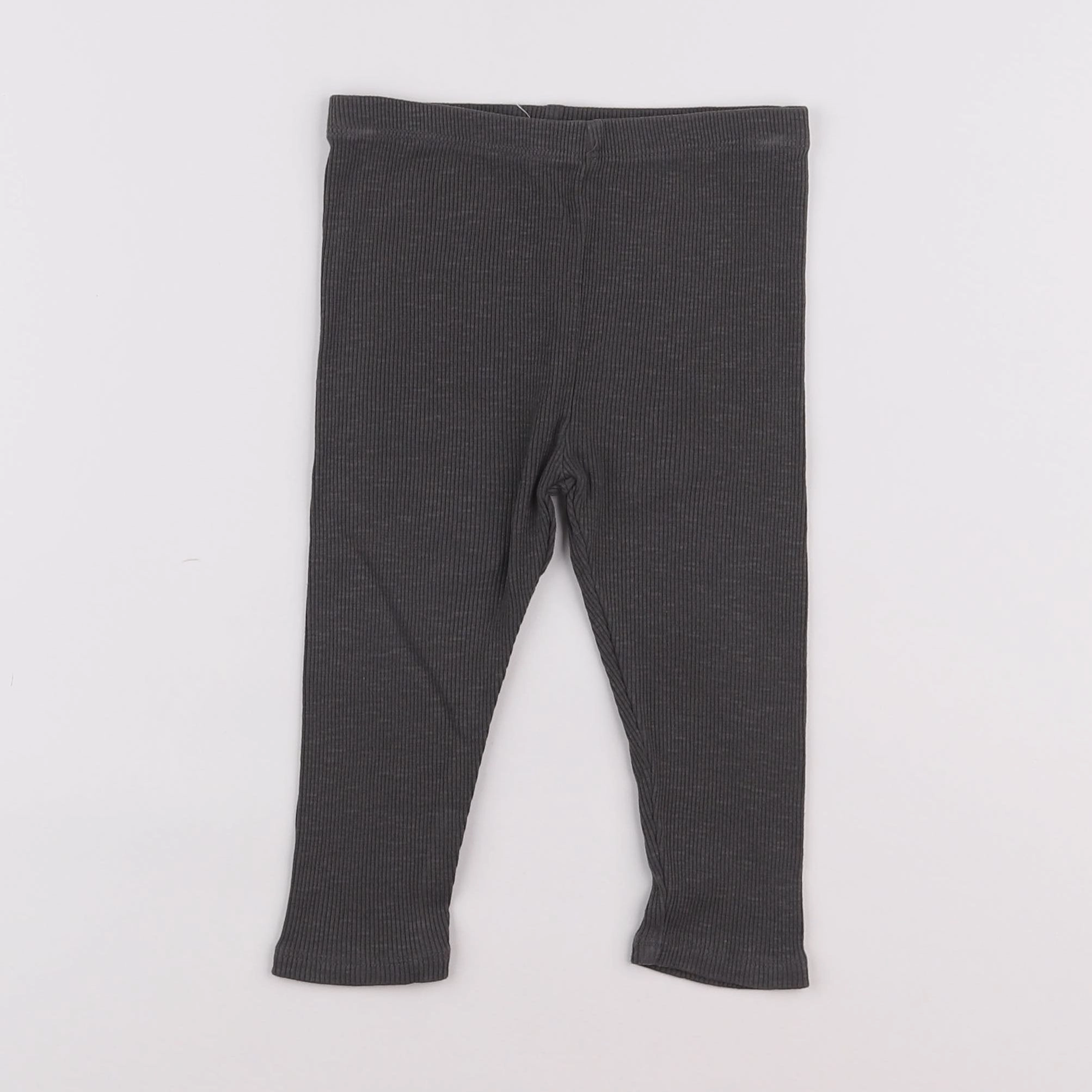 Vertbaudet - legging gris - 18 mois