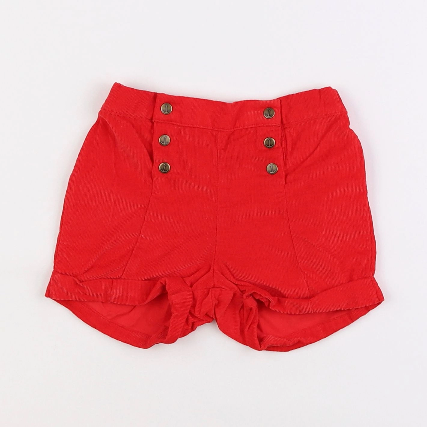 Cyrillus - short rouge - 2 ans