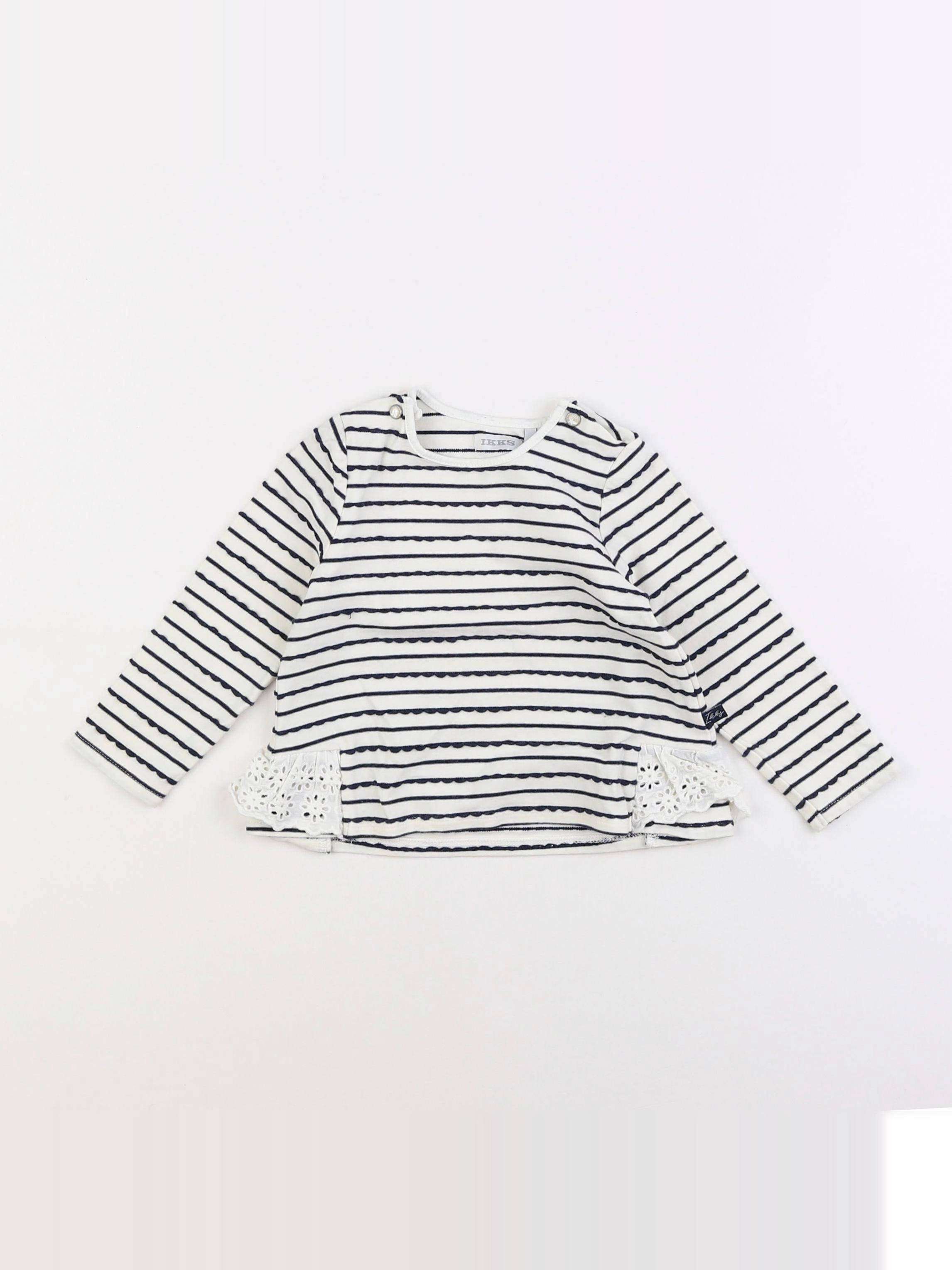 IKKS - tee-shirt blanc - 18 mois